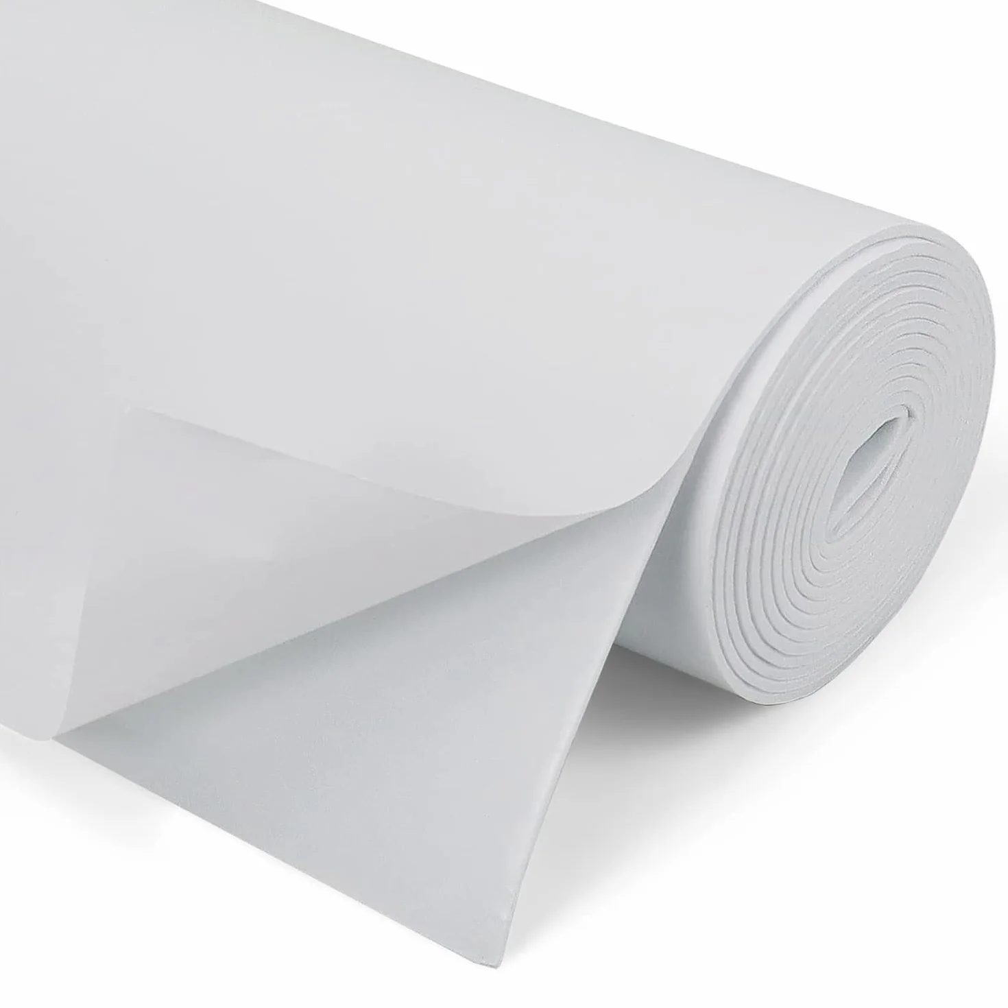Rollo de espuma autoadhesivo, 300 mm de ancho x 1,5 mm (P) x 3 m (L), láminas de espuma multifunción de caucho de neopreno para protección de muebles, antideslizante, aislamiento acústico