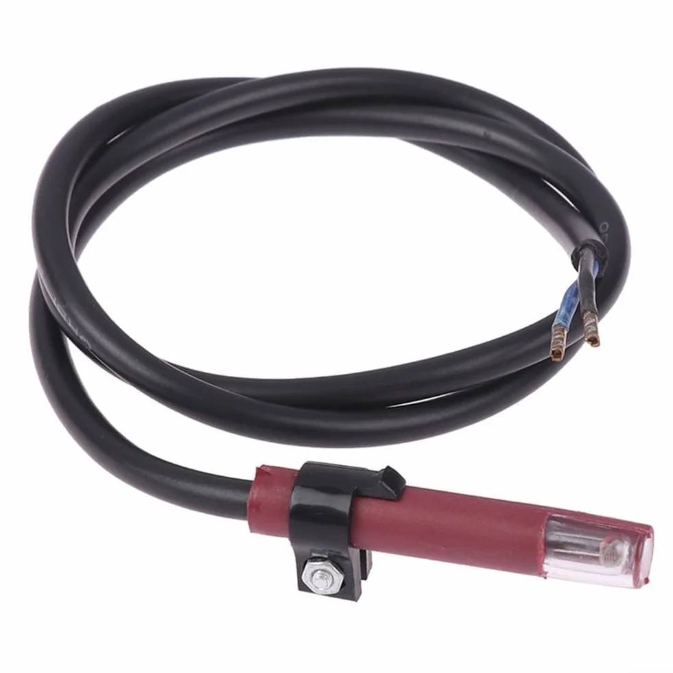 Detector de Llama QRB1, Sensor de Fotocélula para Quemador diésel, 5 cm, Roja/Negra