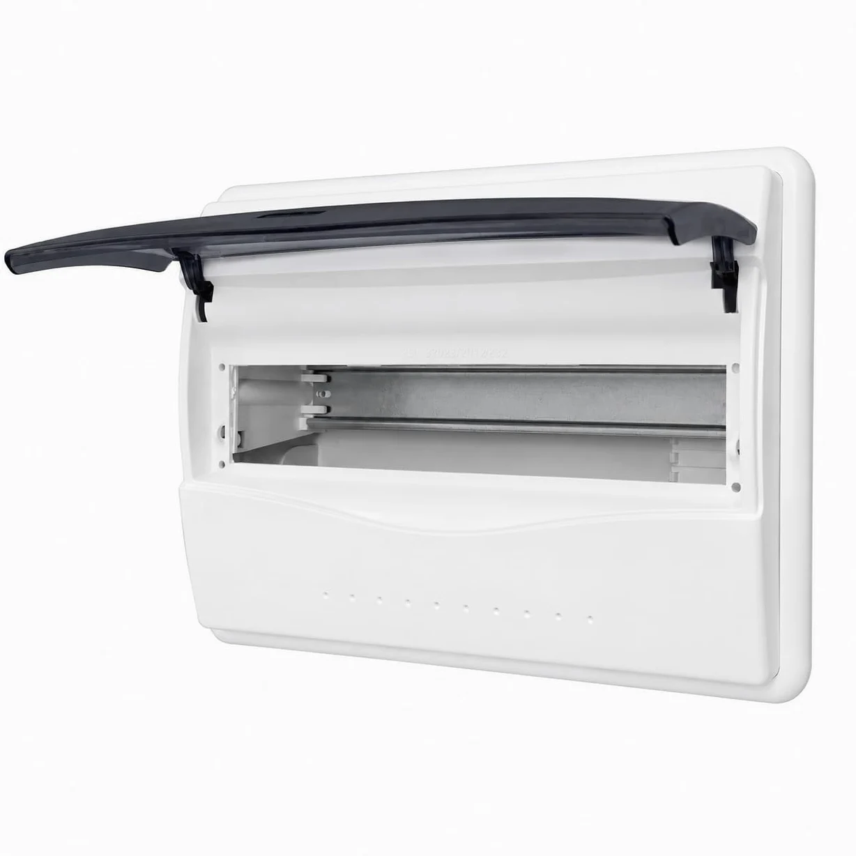 Cuadro de Distribución de Empotrar 12 Módulos 305x100x215mm con PuertaTransparente IP40 400V ABS