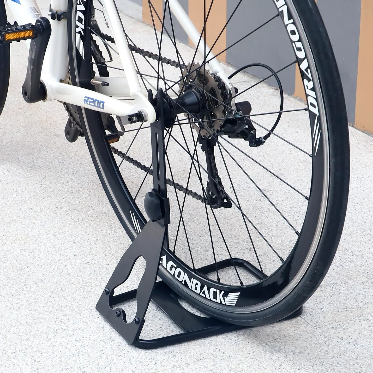 MEGHNA Soporte de aparcamiento de aluminio para bicicletas 20/26/27,5/29 pulgadas, soporte de tienda y bicicleta de carretera, negro