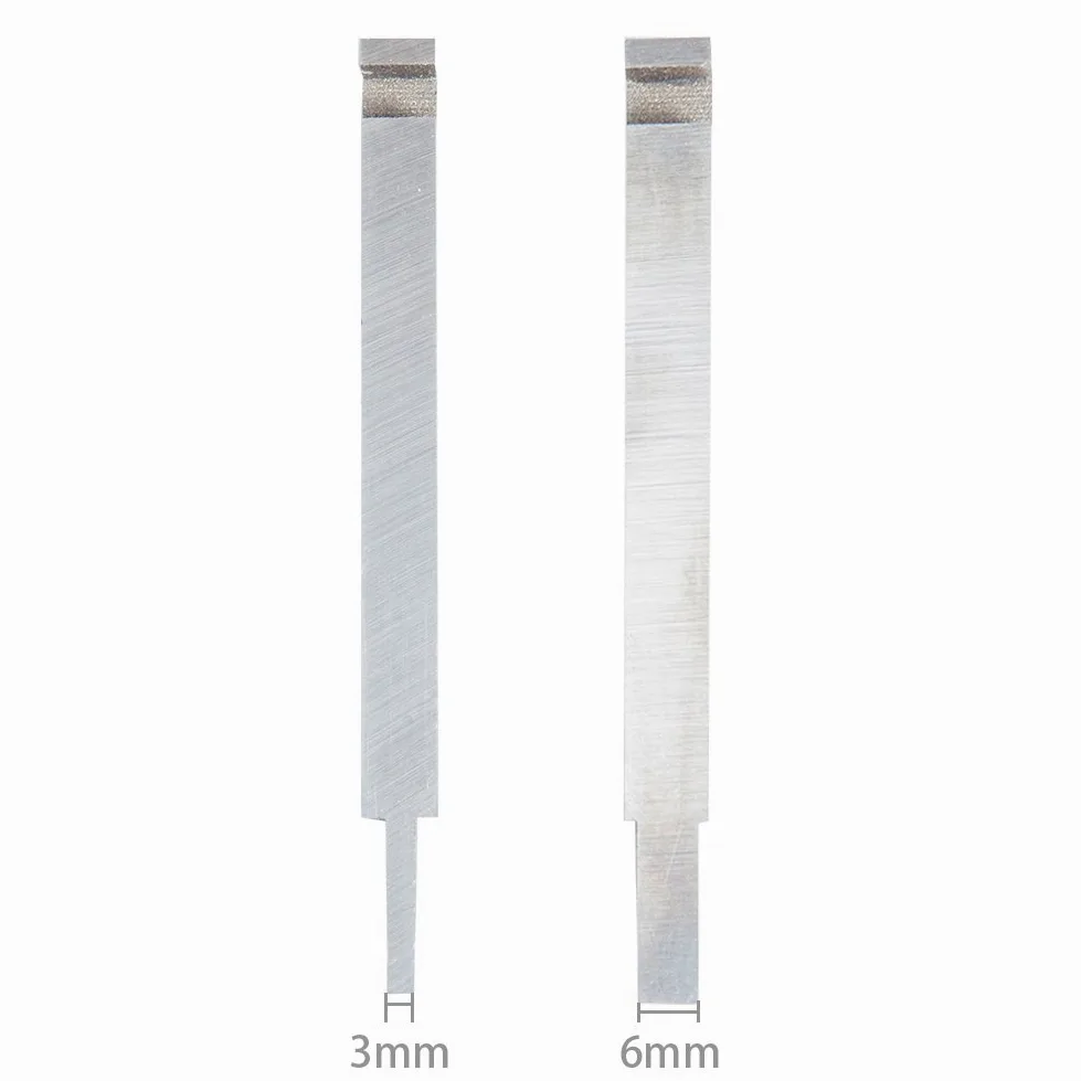 Plancha de repuesto para enrutador de hierro, borde de corte de 3 mm, 6 mm, 8 mm (juego (3 mm + 6 mm)