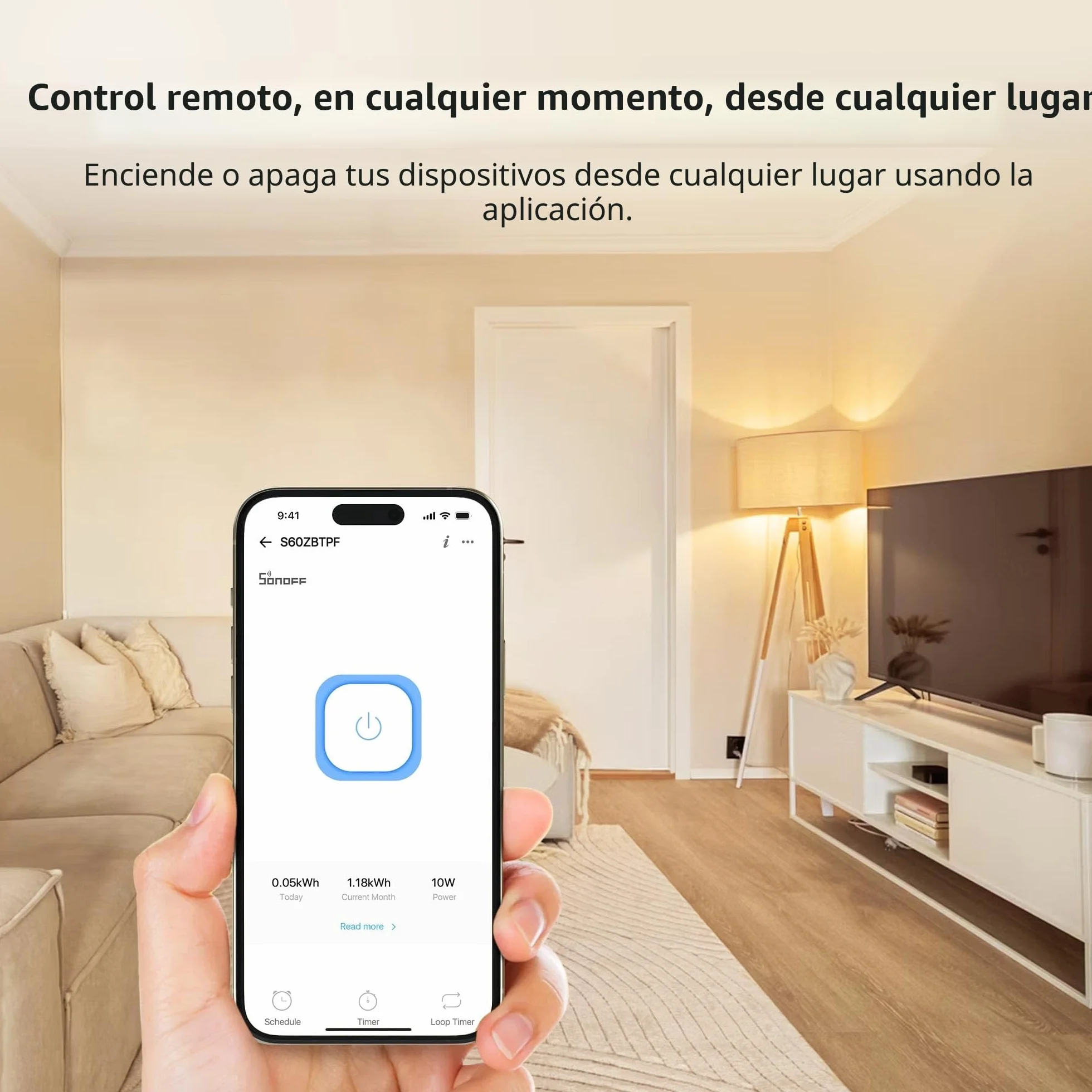SONOFF S60ZBTPF Enchufe Inteligente Zigbee - Control Remoto, Monitor. Energía, Timer, Protec. Sobrecarga, Repetidor Zigbee, eWeLink-4 Pack