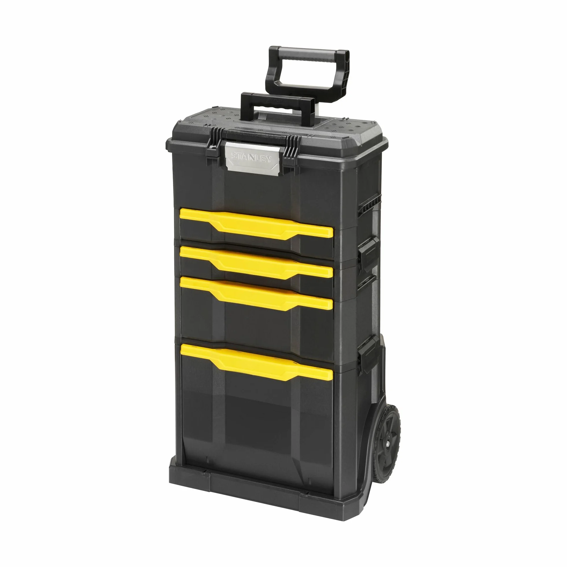 STANLEY Modular Taller Rodante 3 en 1 con Ruedas, Asa Telescópica, 35 kg