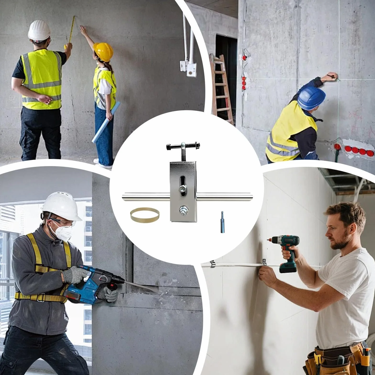 Herramientas pasacables Con guía pasacables de 15 metros de alta | Dispositivo para pasar cables eléctricos Para Electricistas Fontaneros Técnicos Ingenieros Obras Construcción E Insta