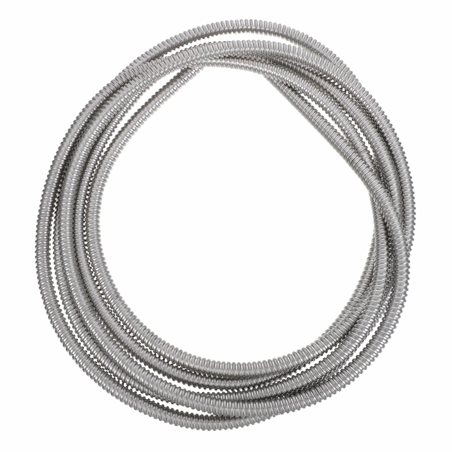 Conducto eléctrico flexible de pared reducida, tubo de acero inoxidable de 7 mm para gestión, cableado y protección de cables industriales y domésticos.