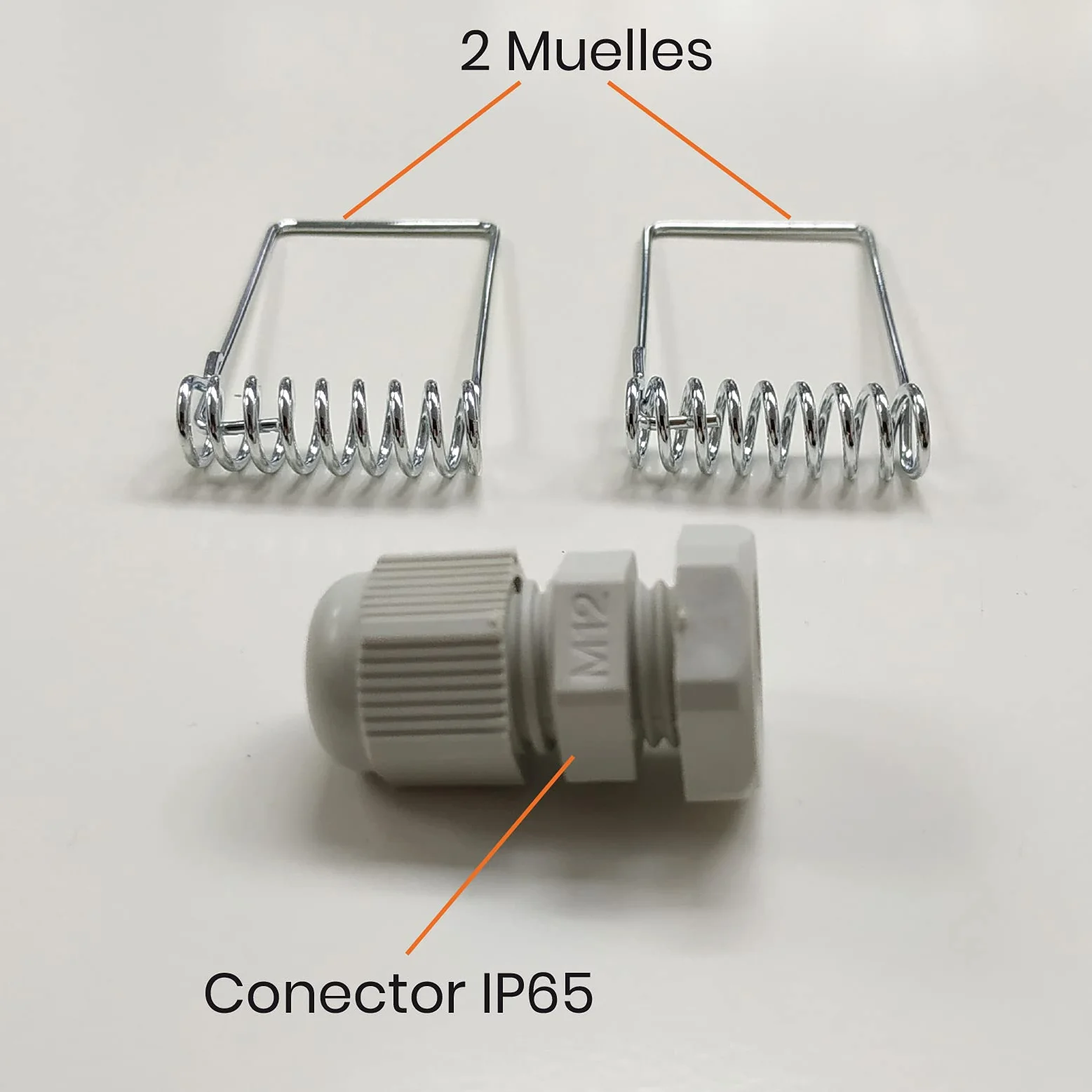 Pack 5x Luz de Emergencia LED Estanca 8W IP65 450 Lumenes 2 Horas Autonomía Impermeable