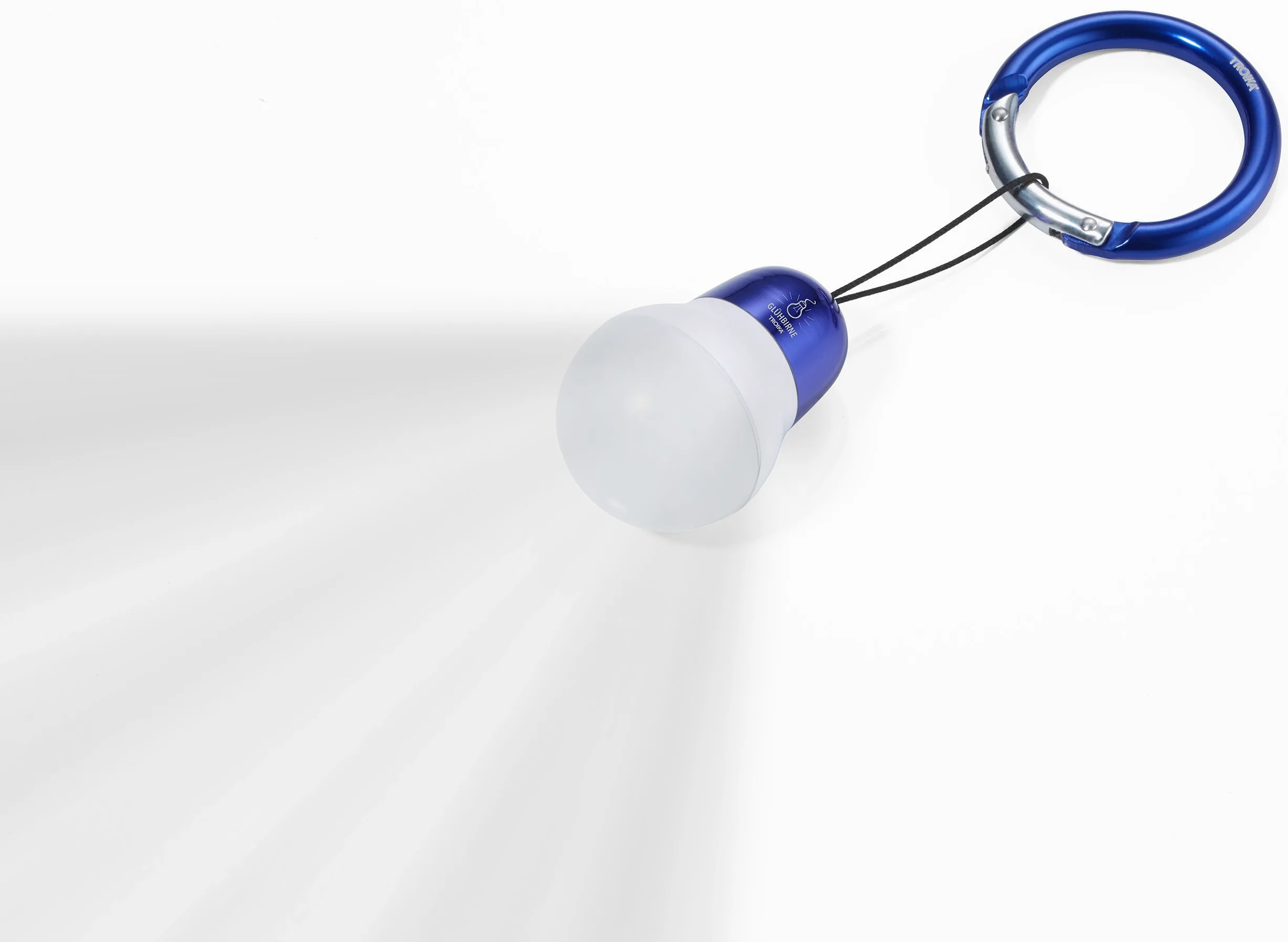 TROIKA BAG LIGHT Linterna de llavero LED Azul, Blanco