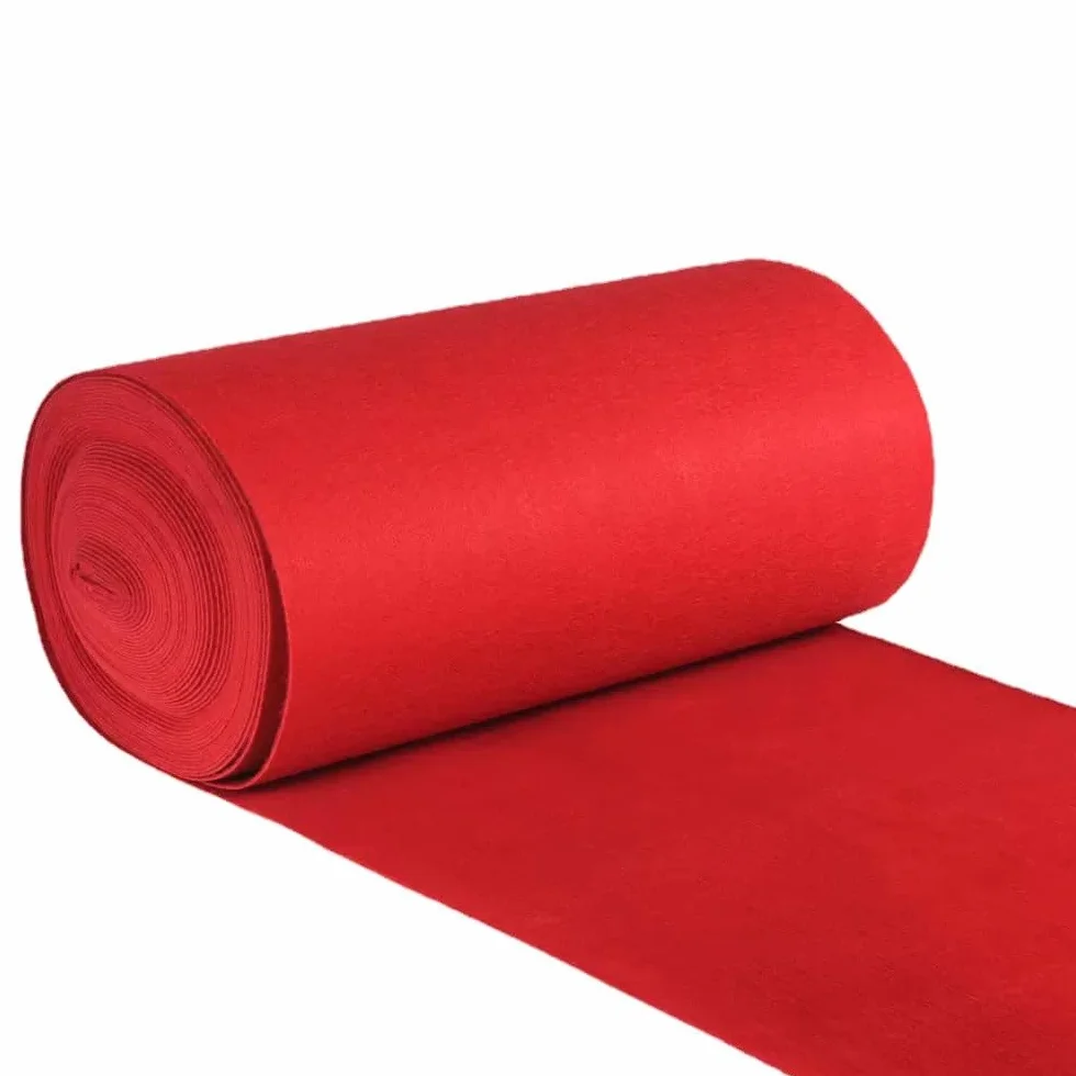 Alfombra Roja Moqueta por Metros Perfecta para Decoracion Pasillo, Bodas, Eventos Moqueta Ferial disponible en Varias Medidas (Rojo, 1x5 metros)