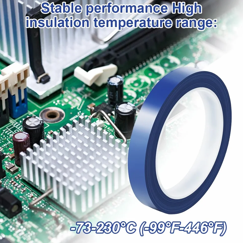 6 Rollos Cinta Termica Sublimacion 10mm X 33m Cinta 3D Alta Temperatura, Cinta De Transferencia Térmica para Impresión Por Sublimación Térmica, Transferencia Térmica Y Soldadura De Aislamiento