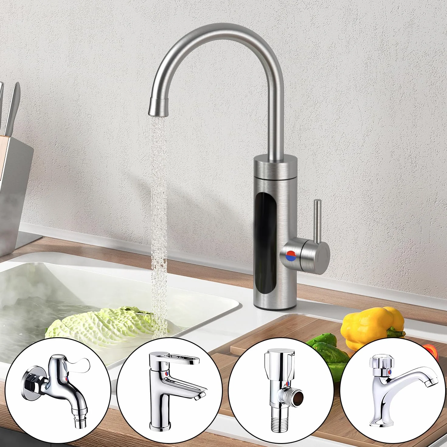 Cartucho de Cerámica de 40 mm Cartucho de Grifo de Cerámica Cartucho de Ceramica para Grifos Mezclador Grifo de Lavabo y Grifo de Ducha Grifo de Cocina (40MM)