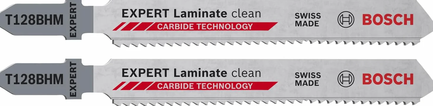 Bosch EXPERT Laminate Clean T128BHM Hoja de sierra de calar 92mm Professional