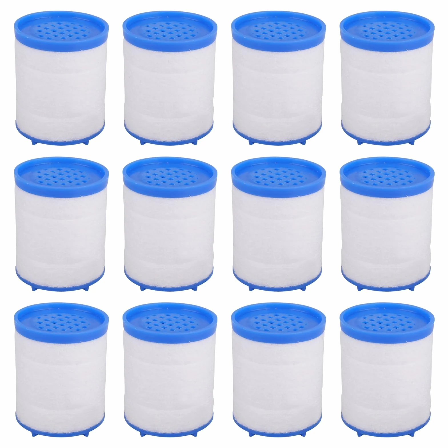 12 Piezas Filtro de AlgodóN PP Filtro de Agua del Grifo Filtro de Agua Para Grifo Elementos de Filtro Filtro Grifo Cocina Fregadero Antical Adecuado para el Hogar, Cocina, Baño, Fregadero