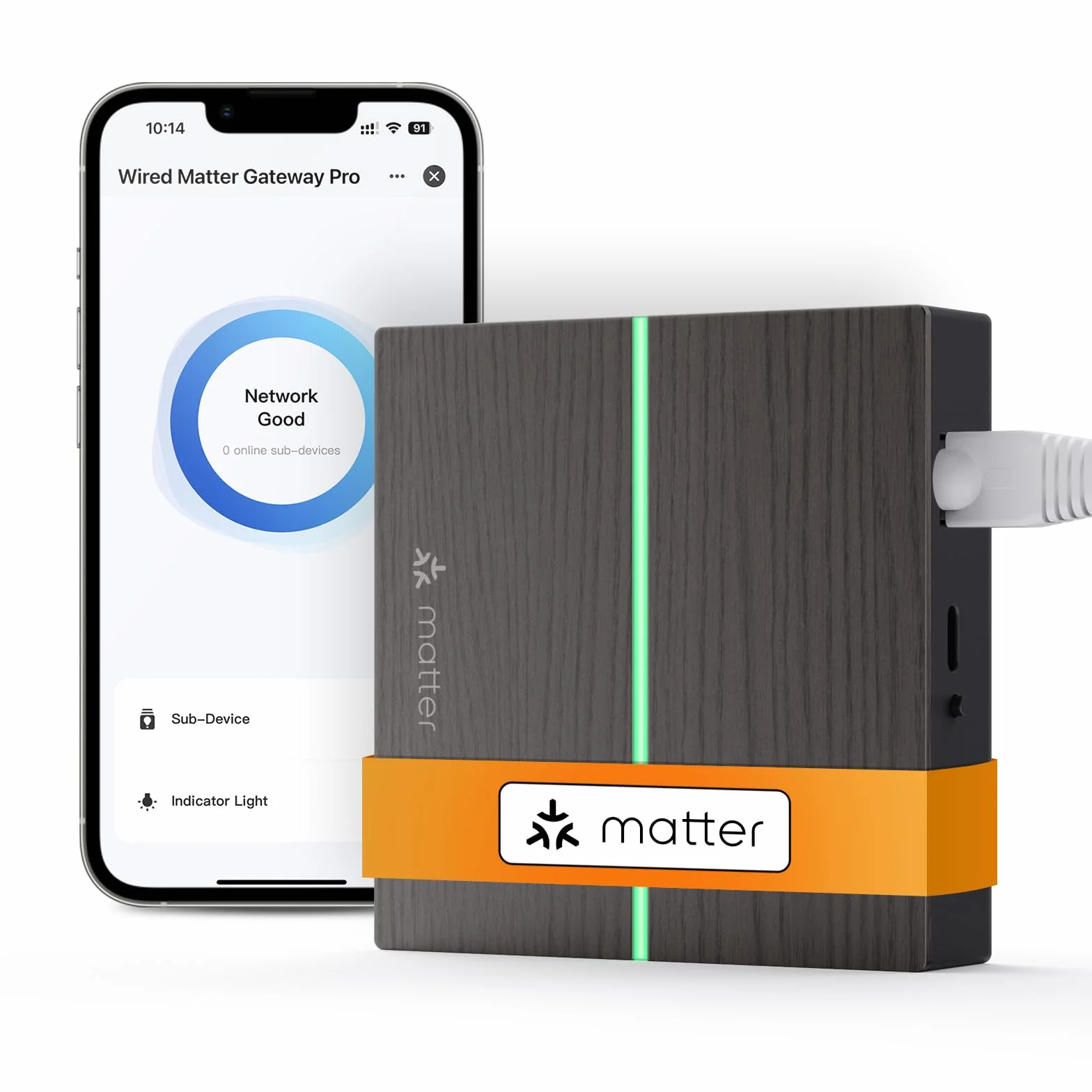 AVATTO Smart Home Matter Controller, Tuya Zigbee Gateway Hub Bridge para Domótica Doméstica, Compatible con Alexa, Asistente de Google, Apple HomeKit, SmartThings