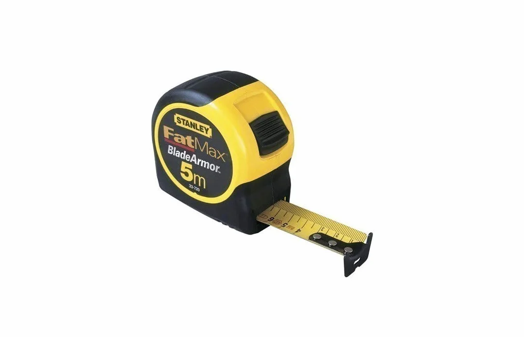 Stanley Fmht81556-0 - Cinta de tela gruesa (revestimiento Blade Armor resistente, revestimiento de Mylar y carcasa de plástico ABS de 2 materiales)