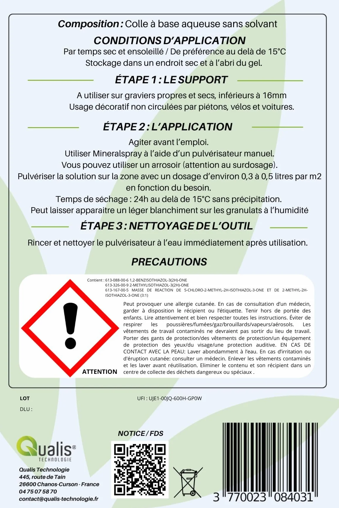 Pegamento de Grava 5 litros - Protege y Estabiliza Lechos de Piedras