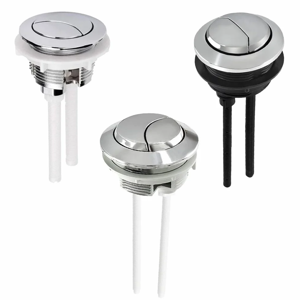 Botón de descarga de inodoro de doble pulsador 49-55 mm para cisterna