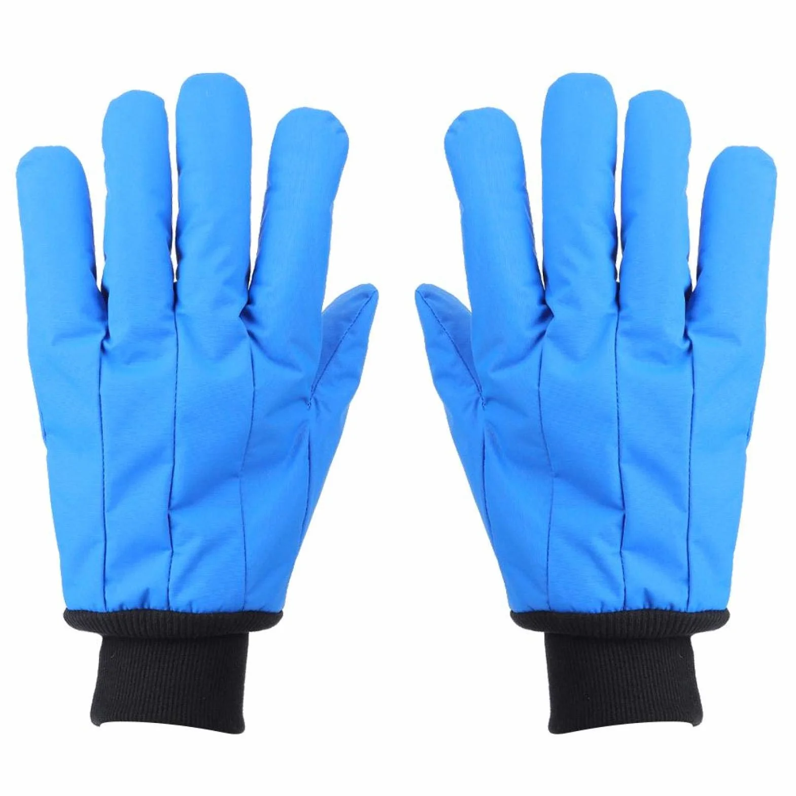 Guantes Criogénicos de Protección contra Nitrógeno Líquido y Hielo Seco, Guantes Impermeables y Transpirables para Bajas Temperaturas, Equipo de Seguridad para Laboratorio e Industria, Azul