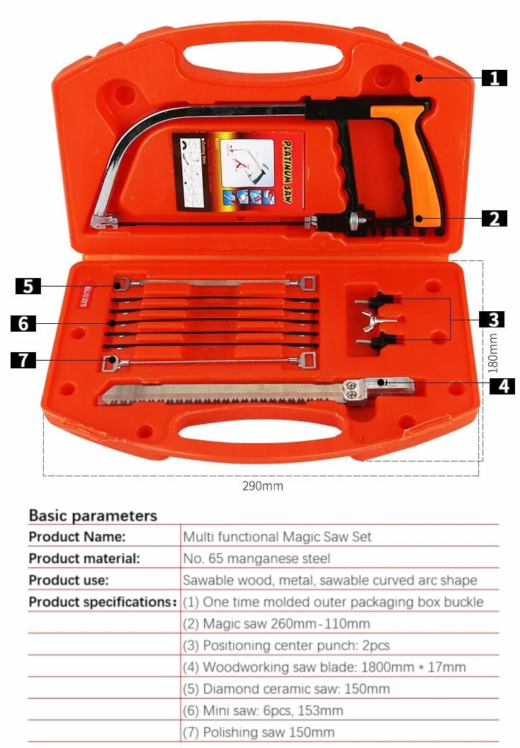 NestNook 13 en 1 - Juego de sierras de metal multifunción, hojas de acero adicionales, sierra de mano con bolsa de transporte para cortar madera, metal, plástico, tubos de PVC, goma, azulejos,