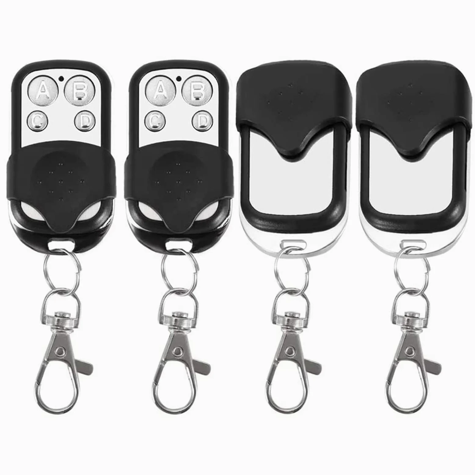 Lechnical 10 unids clonación eléctrica universal puerta de garaje abridor de puerta de control remoto Fobs 433 MHz reemplazo llavero