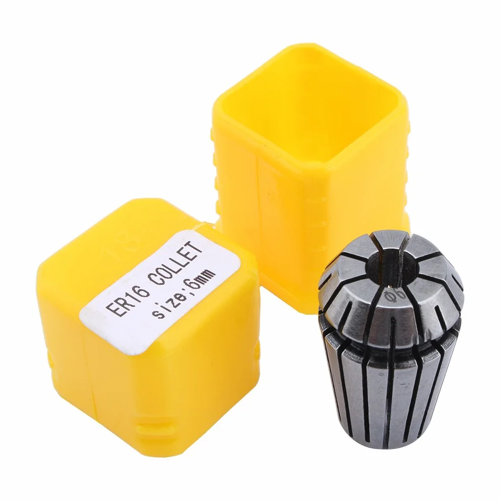 ER16 Juego de alicates de sujeción ER16, resorte Collet Chuck, 1-10 mm, para máquina de grabado CNC y herramienta de torneado, 1-10 mm, 16 piezas