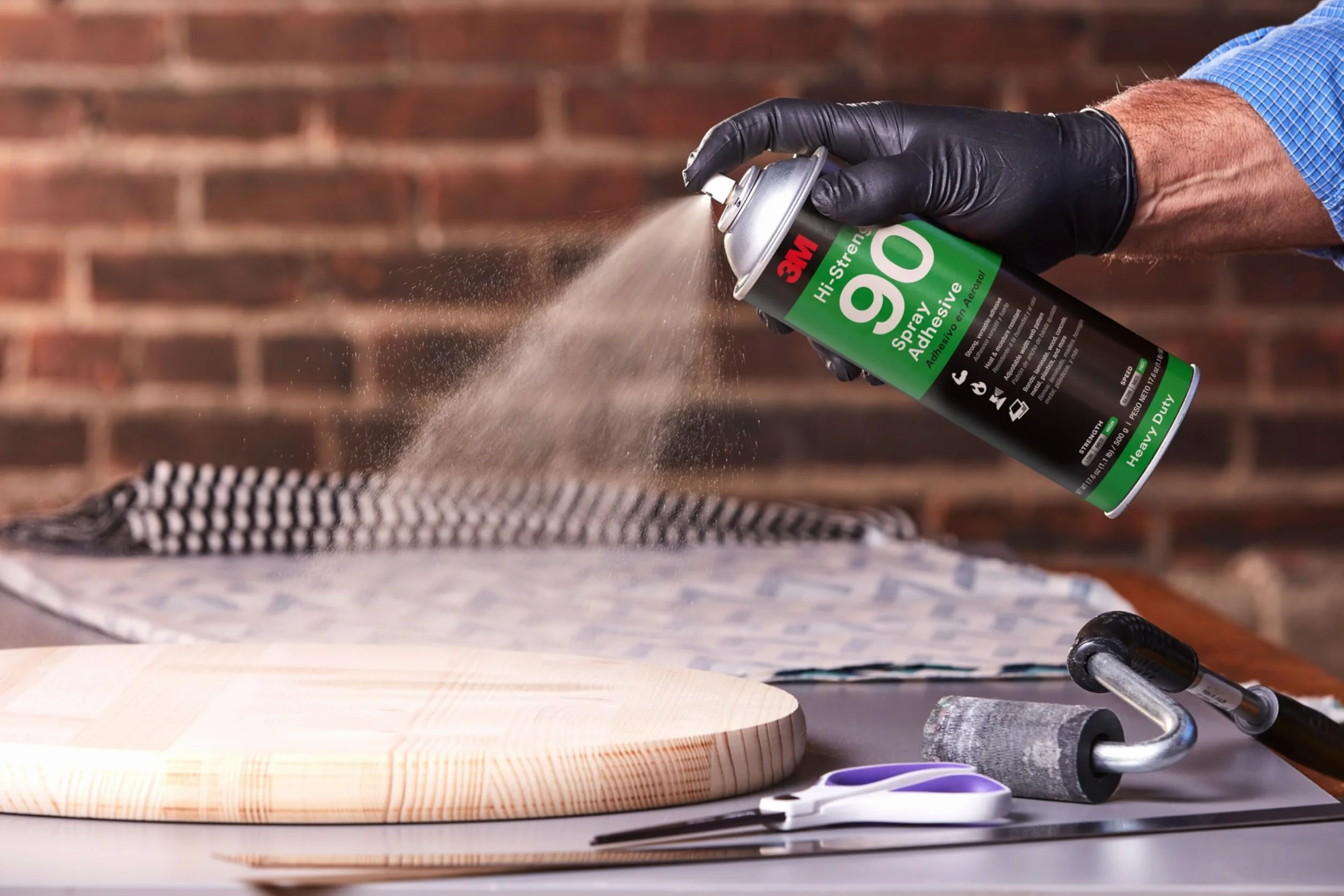3M Spray Adhesivo 90 Alta resistencia, 500 ml, 1 lata, 1 unidad