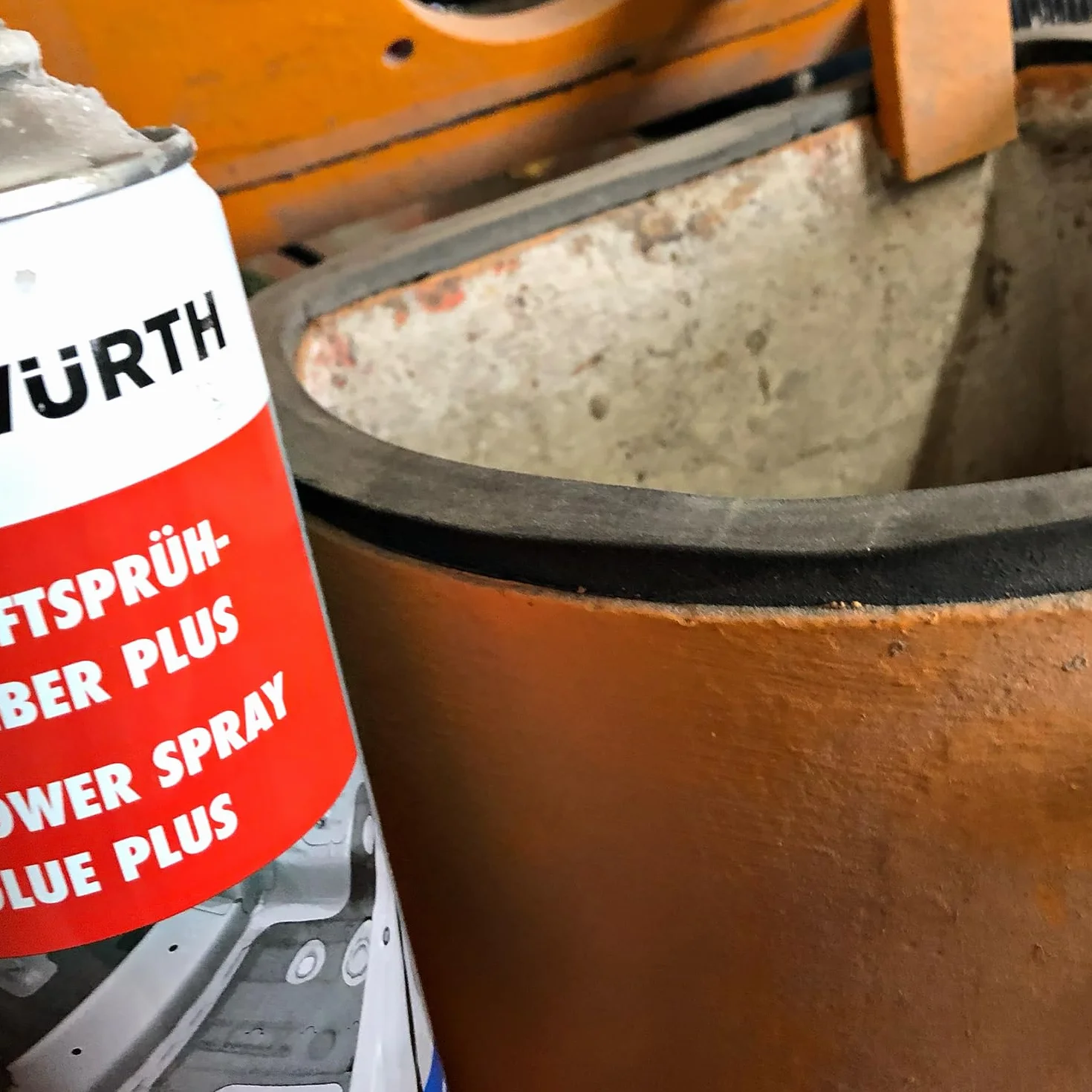 wuerth FLO10057 Würth Adhesivo Spray Potente Plus, Transparente