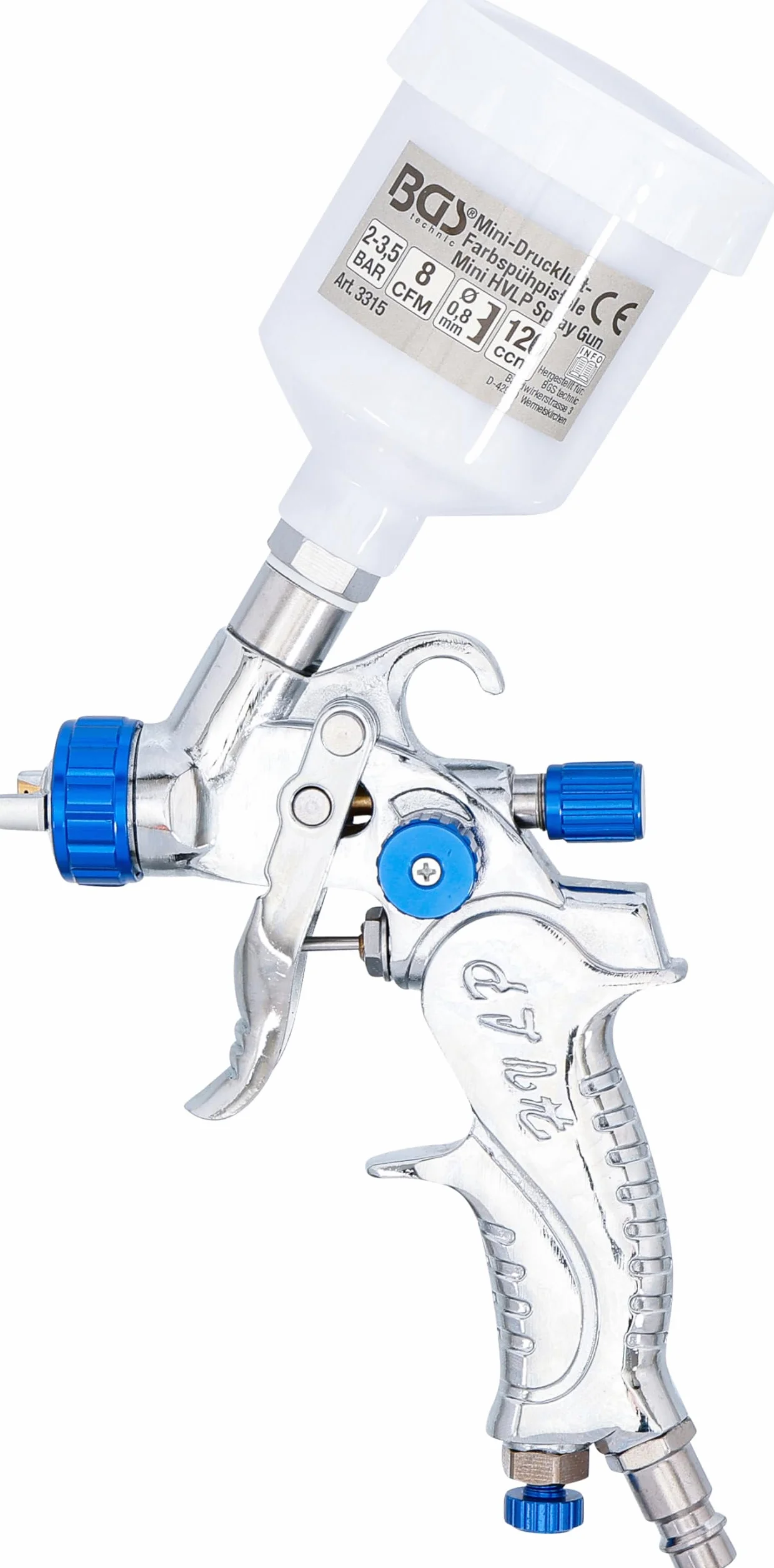 BGS 3315 | Mini pistola de pintura | 120 cm³