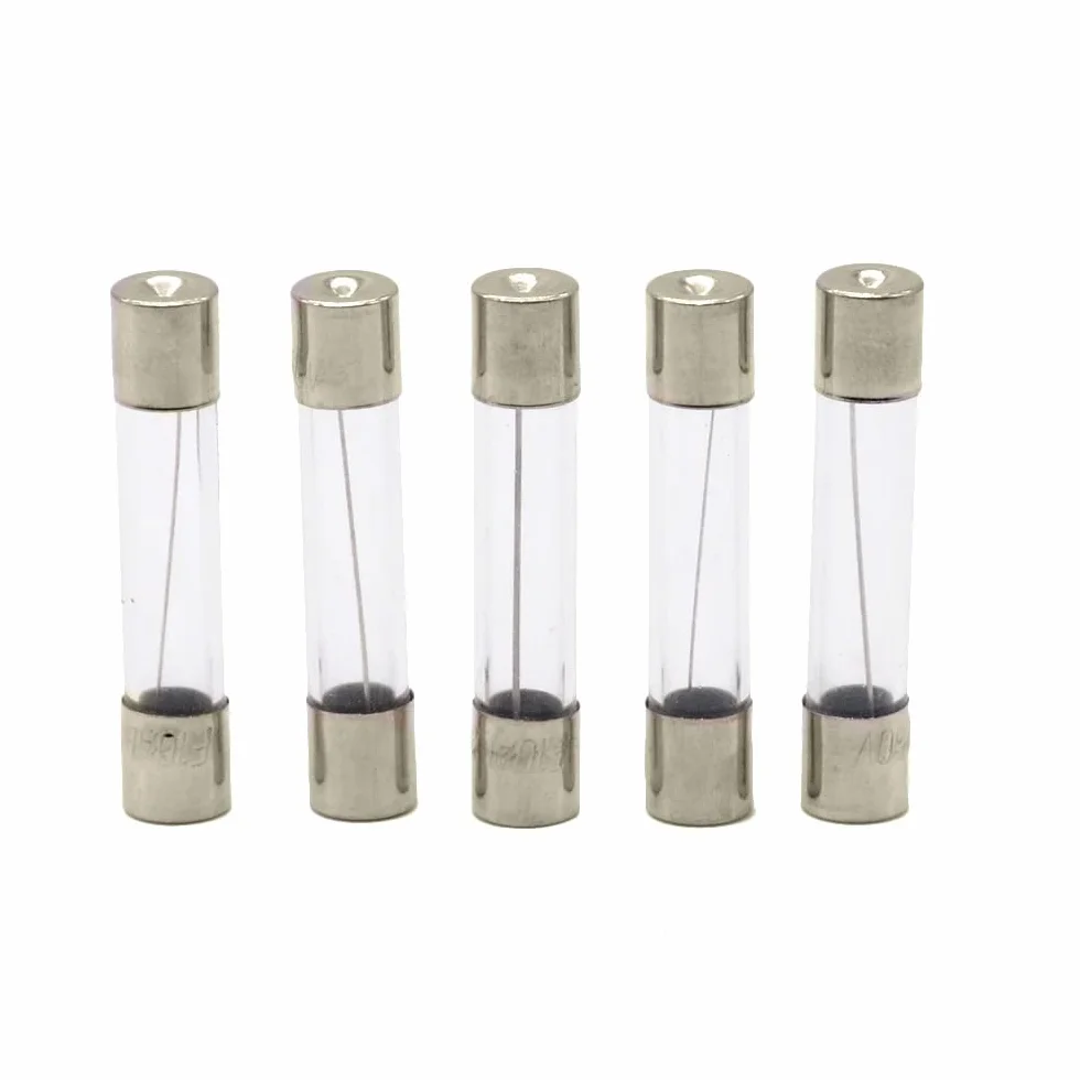 Fusible de Cristal 5x20 mm 8A 8 Amperios 5 Unidades