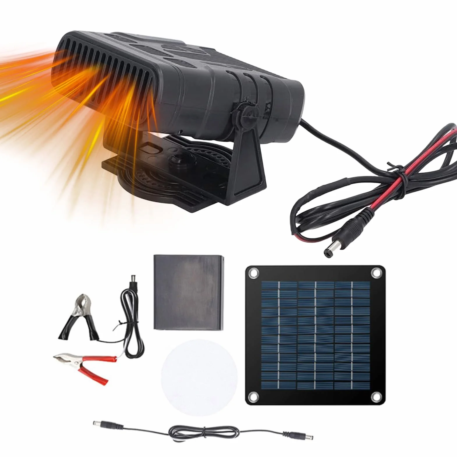 Calentador Solar Para Gallinero | 20W Calentamiento Rápido Viento,Panel Calefactor Solar Inteligente Para Gallinero,Para Coche Invernadero Gatito Cachorro Hogar Para Mascotas Pequeñas