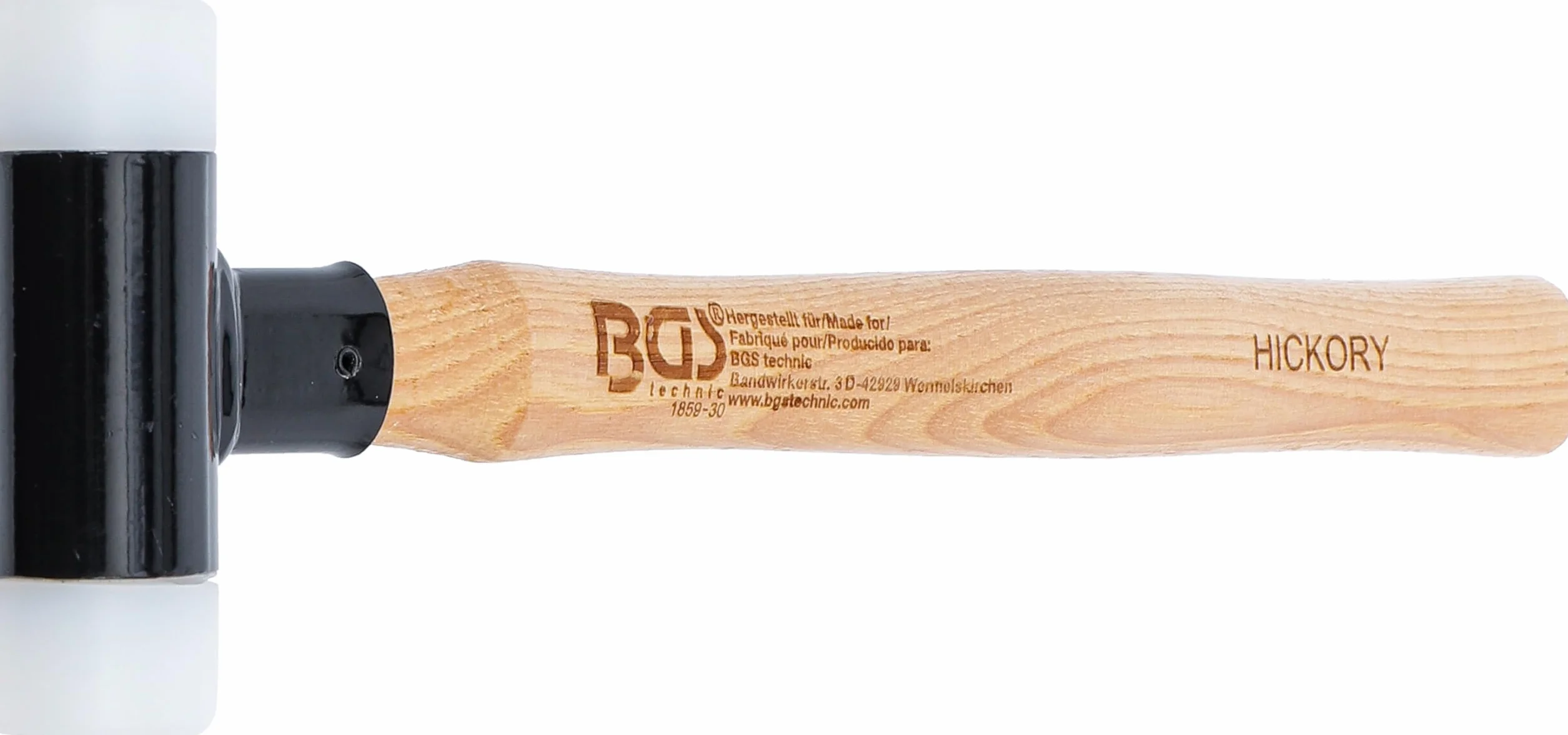 BGS 1859-30 | Martillo antirrebote | mango de nogal | antirrebote | Ø 30 mm | 300 g