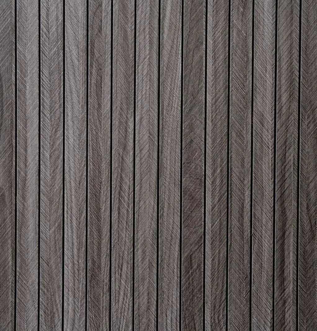 Paneles de pared 3D autoadhesivos, 40 x 300 cm, color gris, aspecto de madera, autoadhesivos, adecuados para cocina, baño, salón, dormitorio
