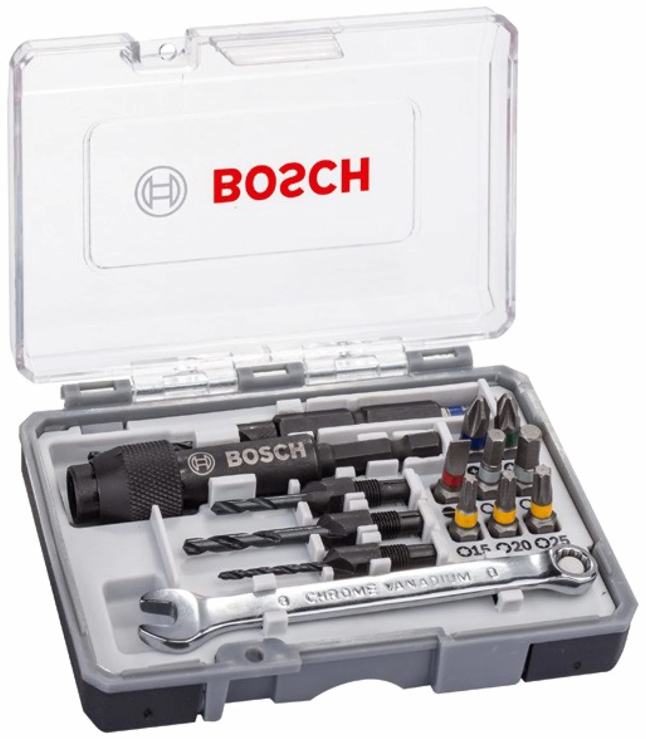 Bosch Professional - Set de Atornillar, 20 Unidades Extra Hard (Accesorios para Atornillado y Taladrado Sencillo)
