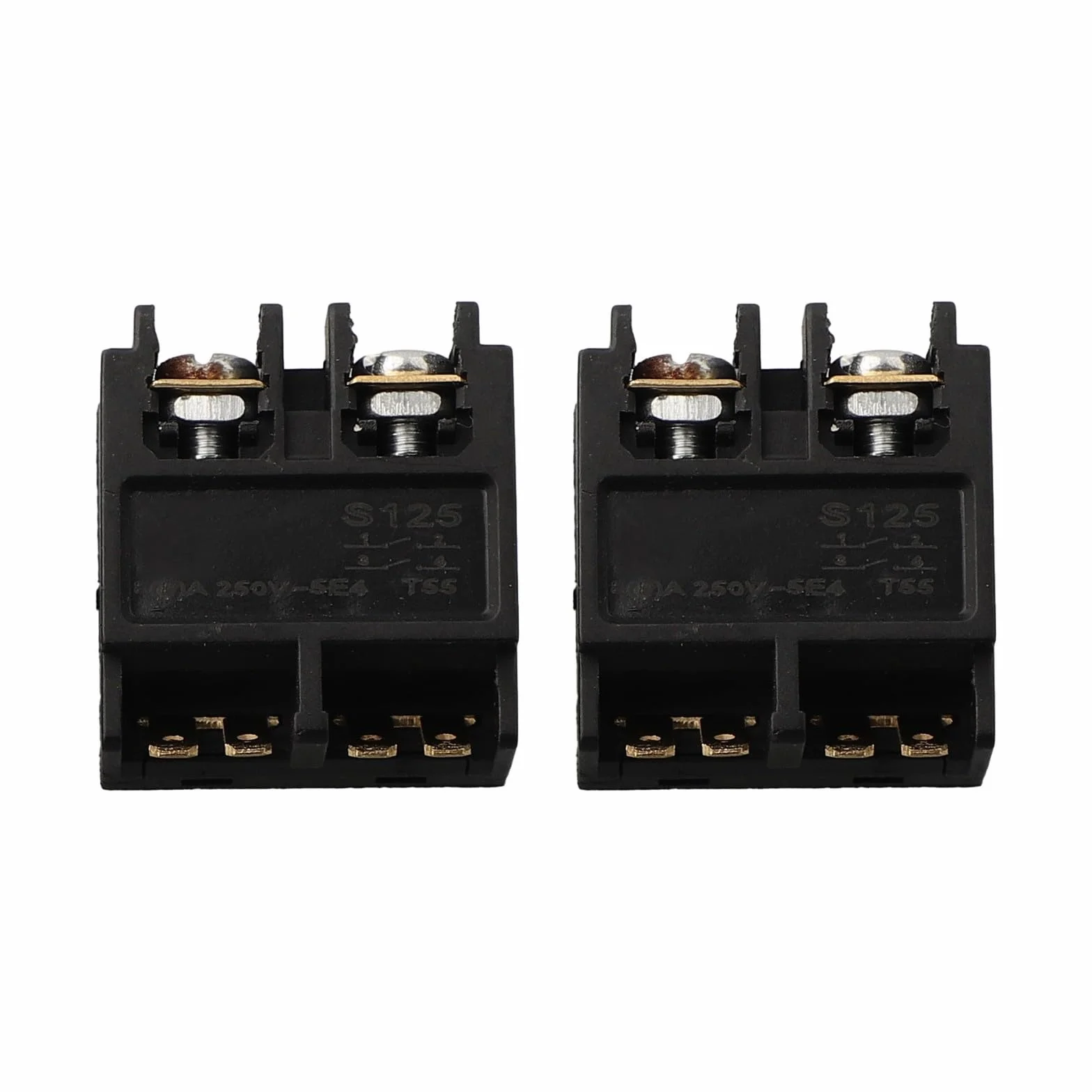 Sustitución de interruptor de botón pulsador para amoladora angular 100 pulidora, construcción de plástico y metal, tamaño de 2,5x2,5 cm, compatible con amoladora angular de 100 mm 4 pulgadas, juego