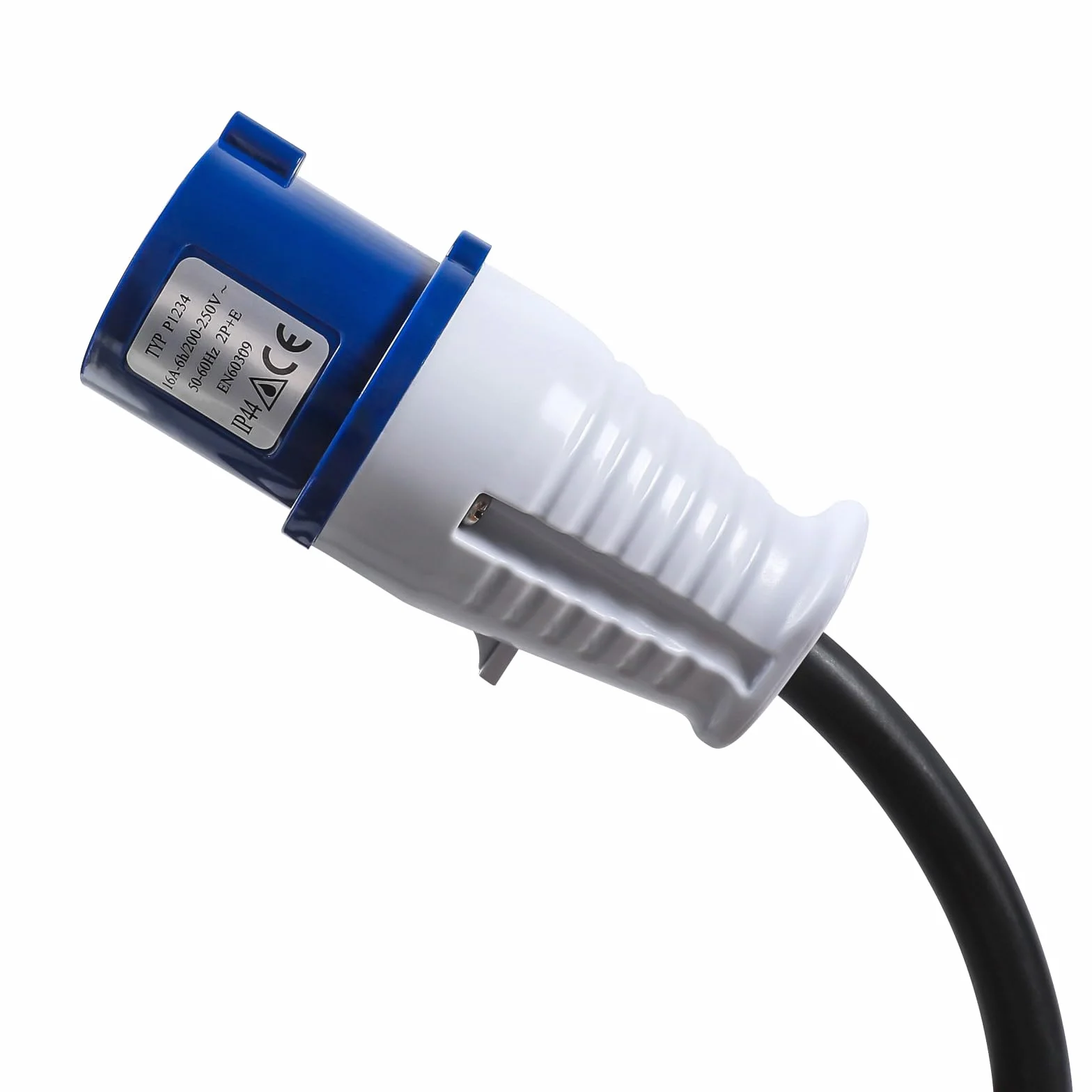 AOHEWEI Cable Adaptador CEE 1,5M, Acoplamiento Schuko a Enchufe CEE y Contacto de Tierra H07RN-F 3G2,5mm² 230V/16A Alimentación IP44 A Prueba de Salpicaduras para Camping Caravana Barco y Autocaravana