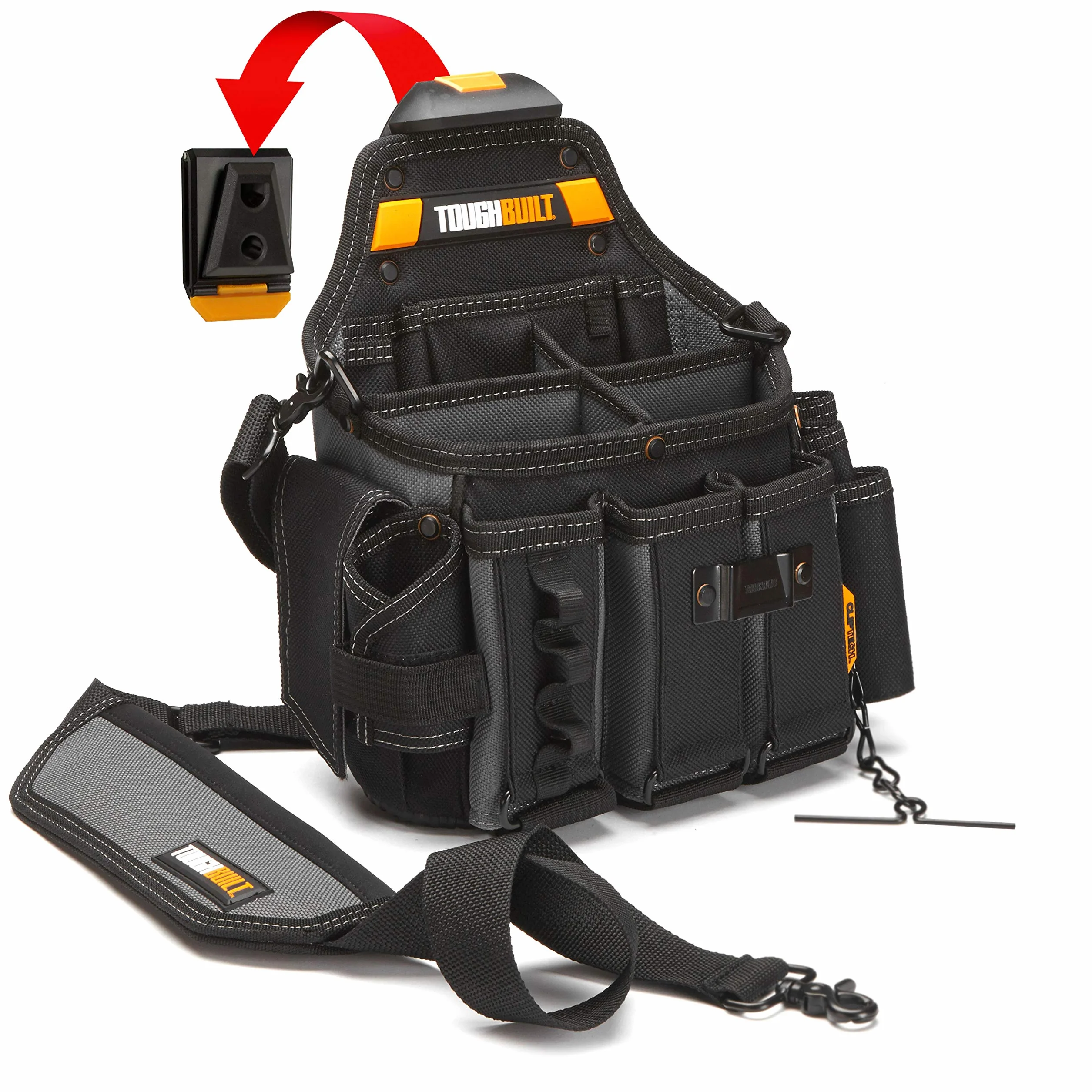 ToughBuilt Master TB-CT-104 Bolsa para Electricista con Correa para el Hombro