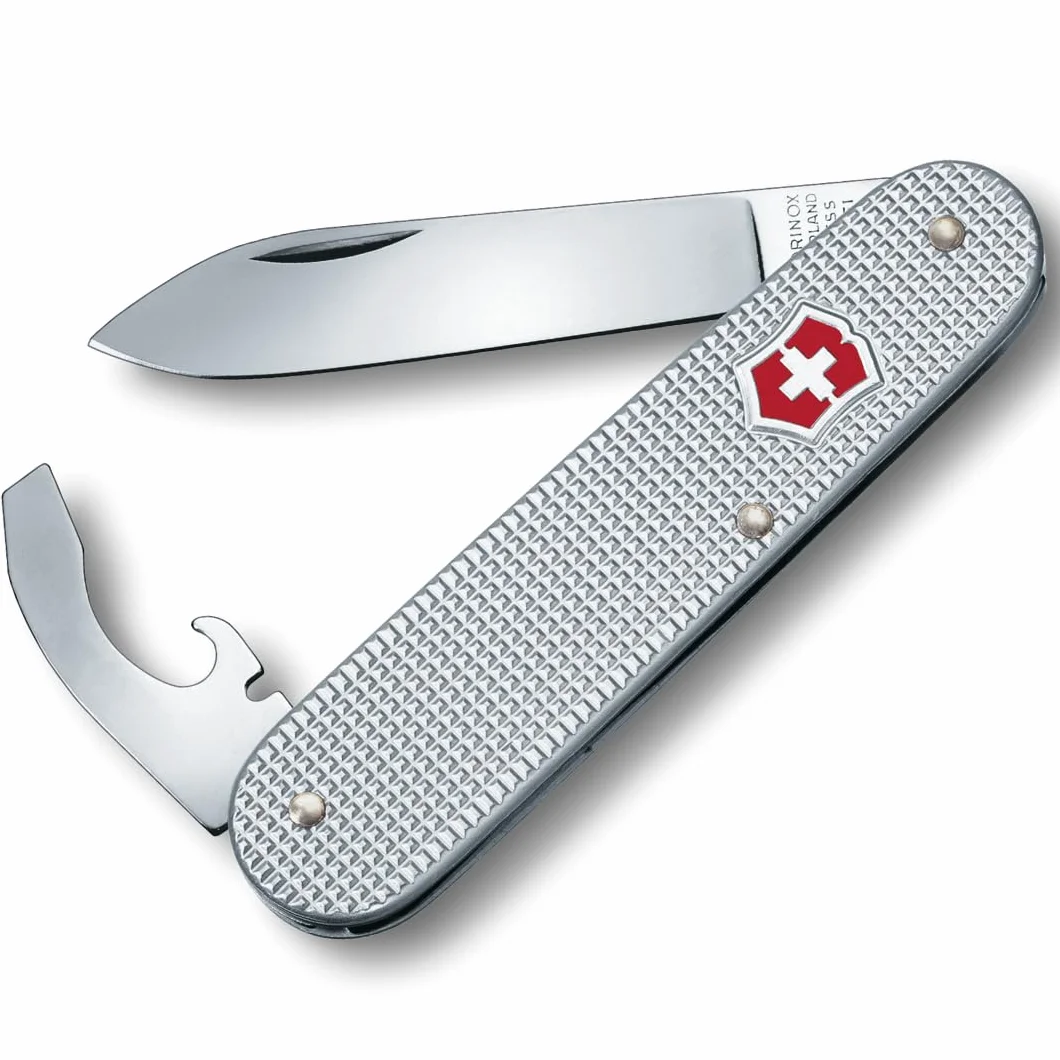 Victorinox V02300.26 Navaja Medio Taschenwerkzeug Alox Bantam, Alox Silber, Gris, M
