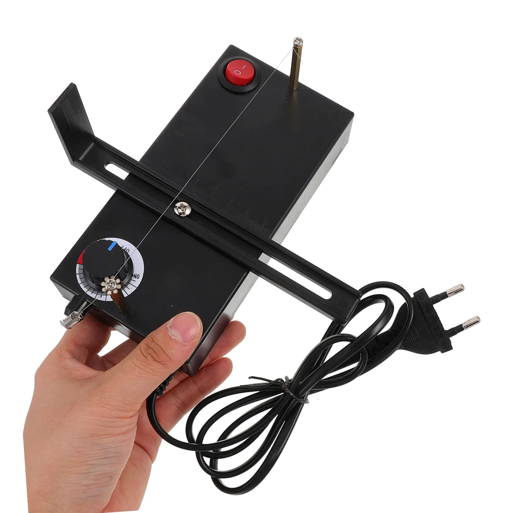 Cortador Eléctrico de Cinta Caliente - Ajustable Máquina de Portátil para Manualidades de Cuerda DIY Herramienta de y Segura para Cintas y Bandas Elásticas
