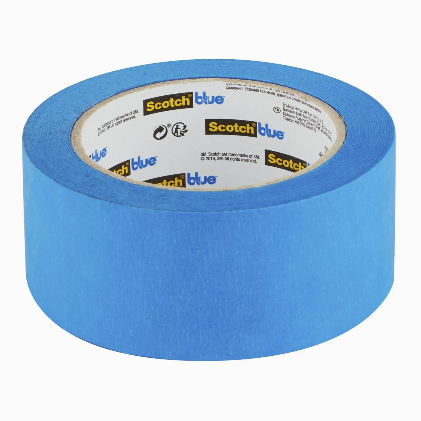 ScotchBlue Cinta de Enmascarar Multisuperficie, 3 Rollos (48 mm x 41 m) Cinta de Pintor Azul Scotch para Pintar y Decorar, Interior y Exterior, 100% PEFC