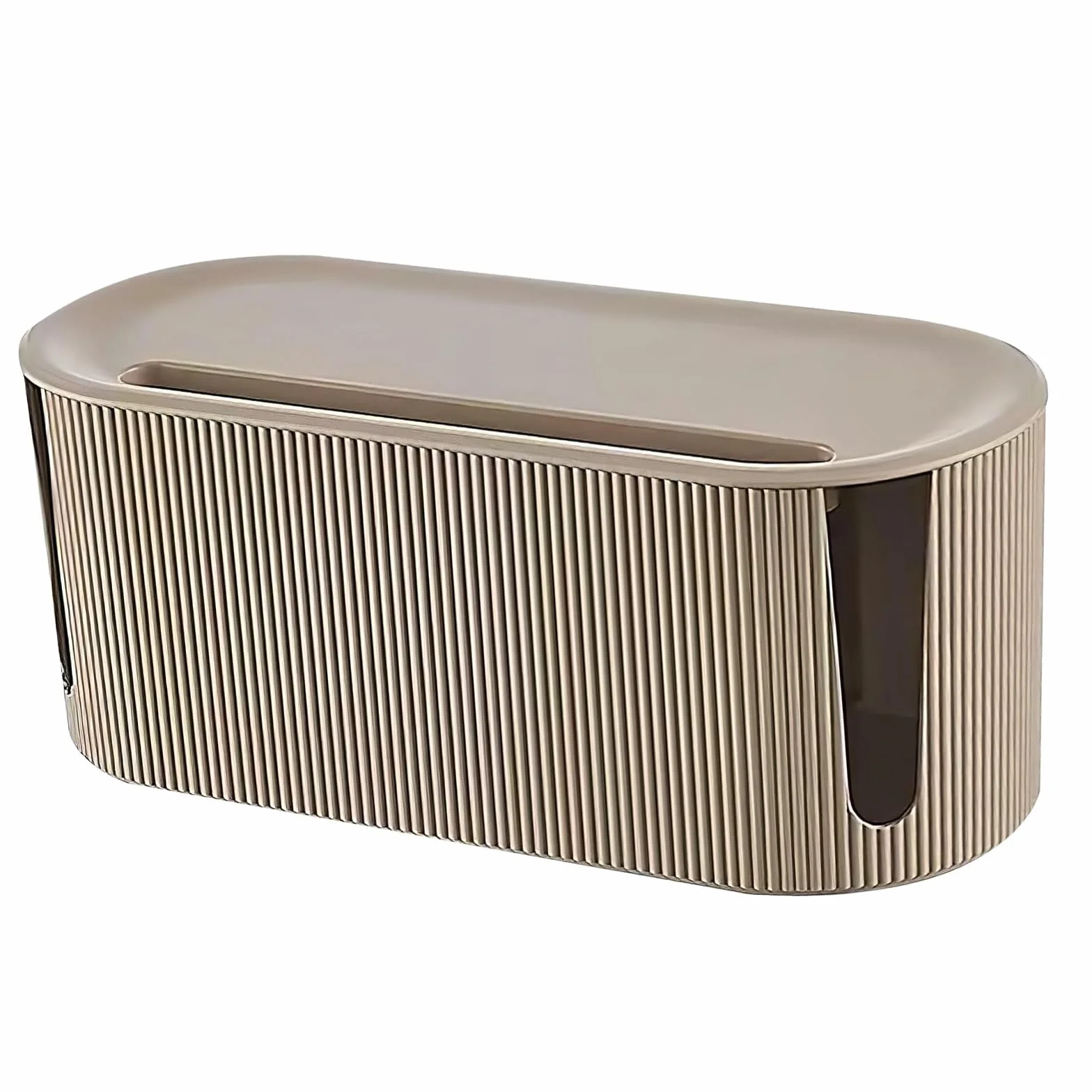 Caja Para Cables, Caja Organizadora Cables, Caja de Almacenamiento de Cable, Kabel Organizer, Kabel Box, Kabel Organizer Box, Organizador para Caja de gestión de Cables (Grün) (Color del té con leche)
