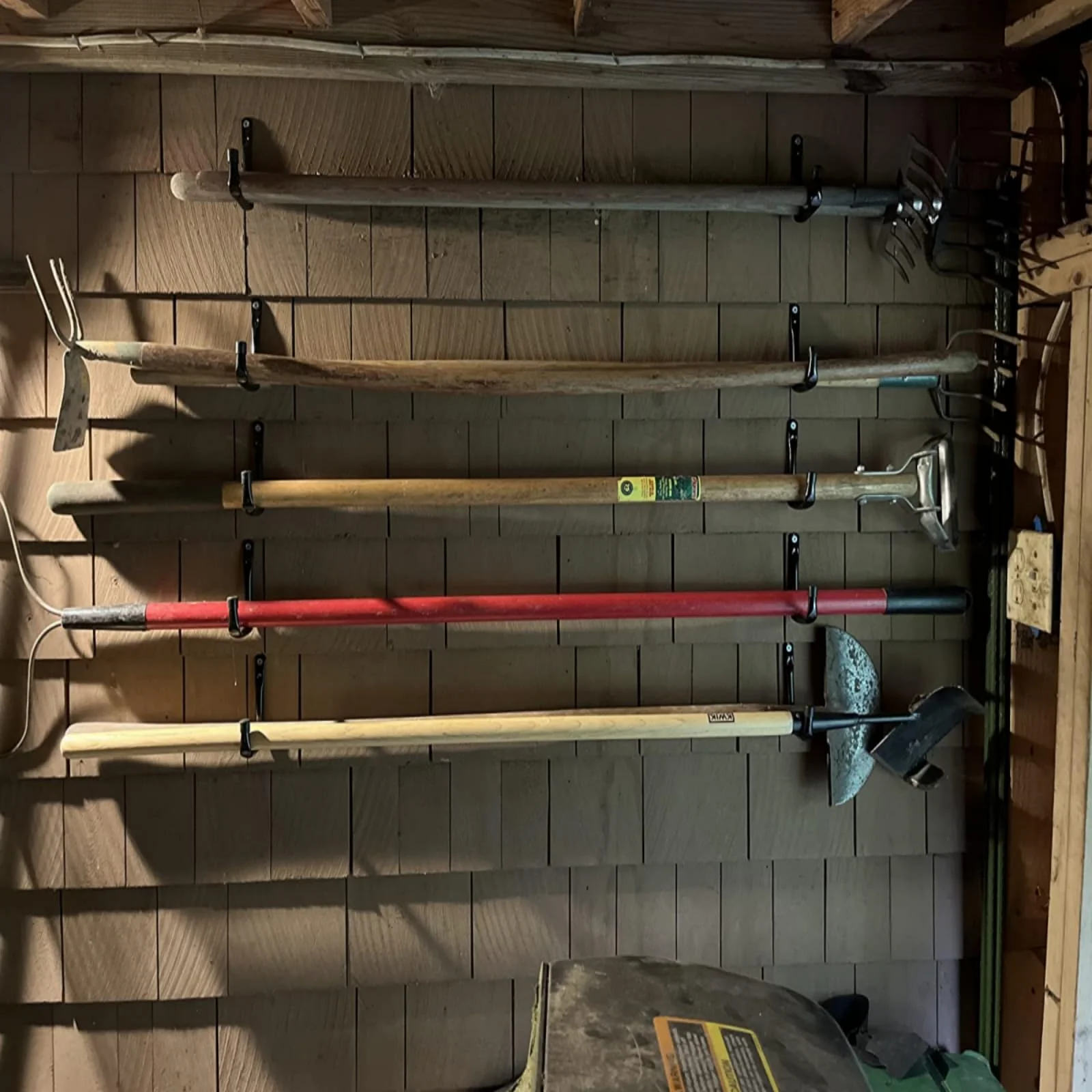 Ganchos de garaje 6 unidades ganchos de utilidad duraderos para colgar objetos soportes de pared