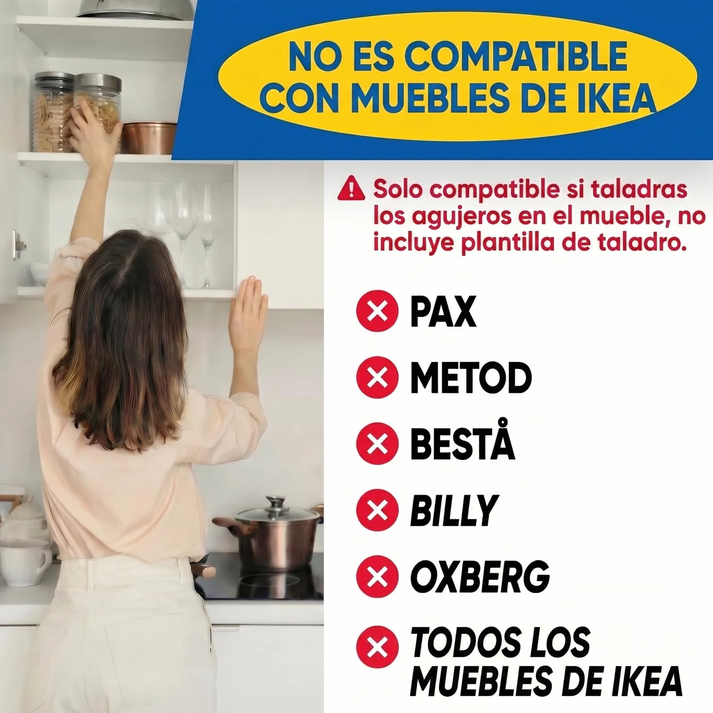 Bisagras Puertas Cocina 8 Unidades Cazoleta 35 mm Rectas Cierre Suave 110° Amortiguadas Totalmente Solapadas