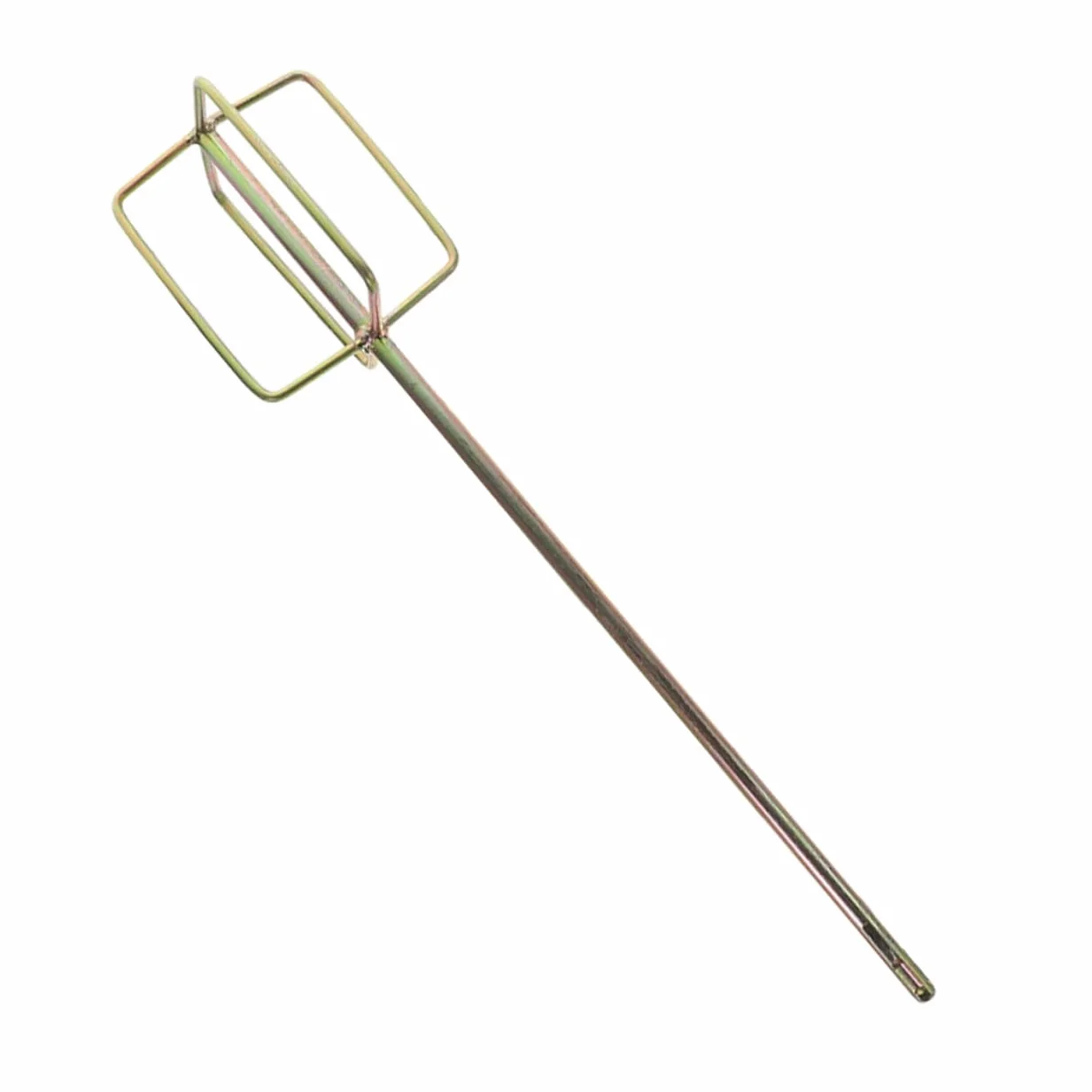 KOMBIUDA Varilla Compatibles para Taladro Mezcla Dorado Acero de Mezcladora Accesorios Duraderos Herramientas Eléctricas de Pintura y Cemento