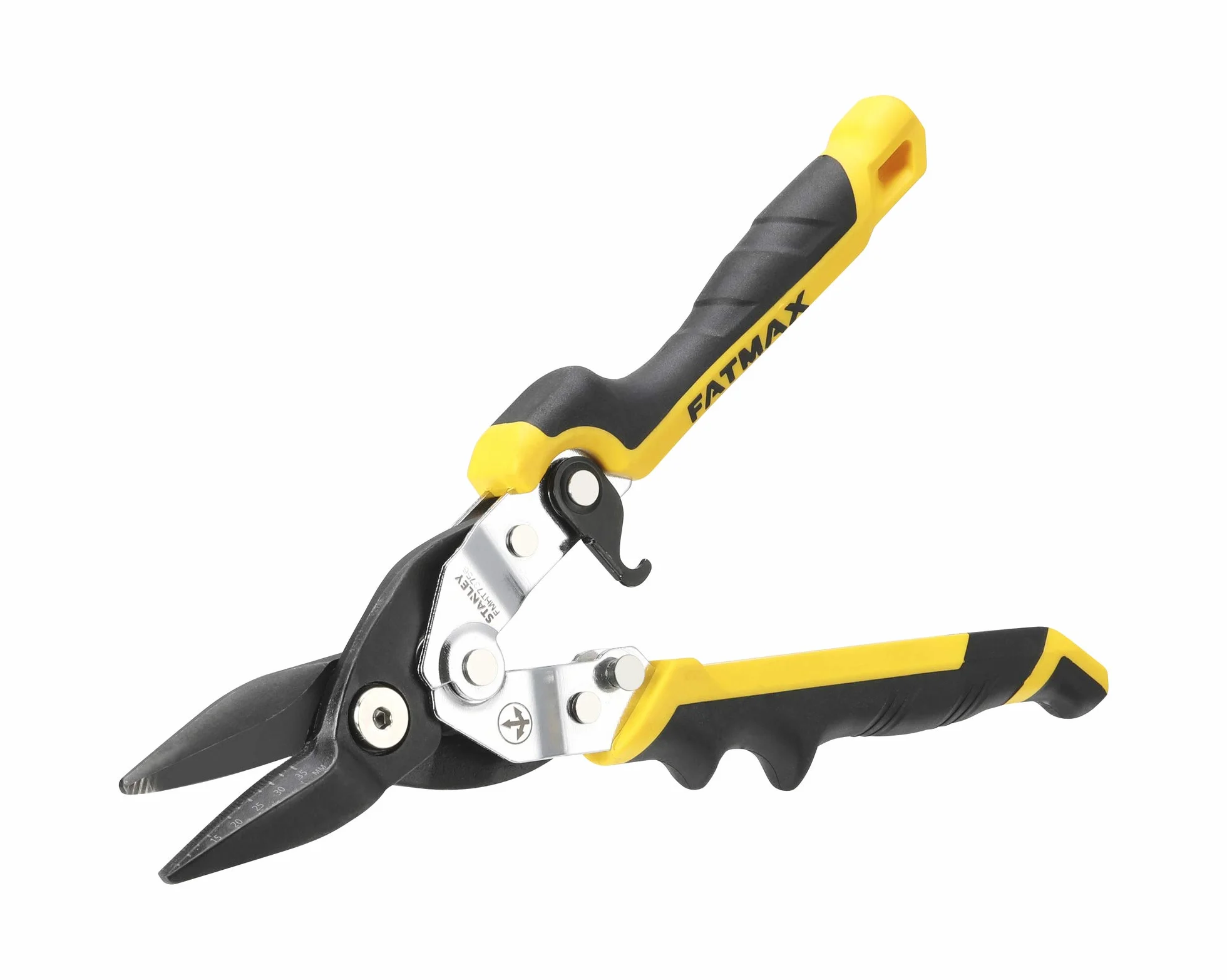 STANLEY FATMAX Tijera cortachapas 250 mm, corte recto, empuñadura ergonómica certificada, marcas para cortes precisos, mecanismo delgado para acceso fácil, cierre/apertura rápida, FMHT73756-0