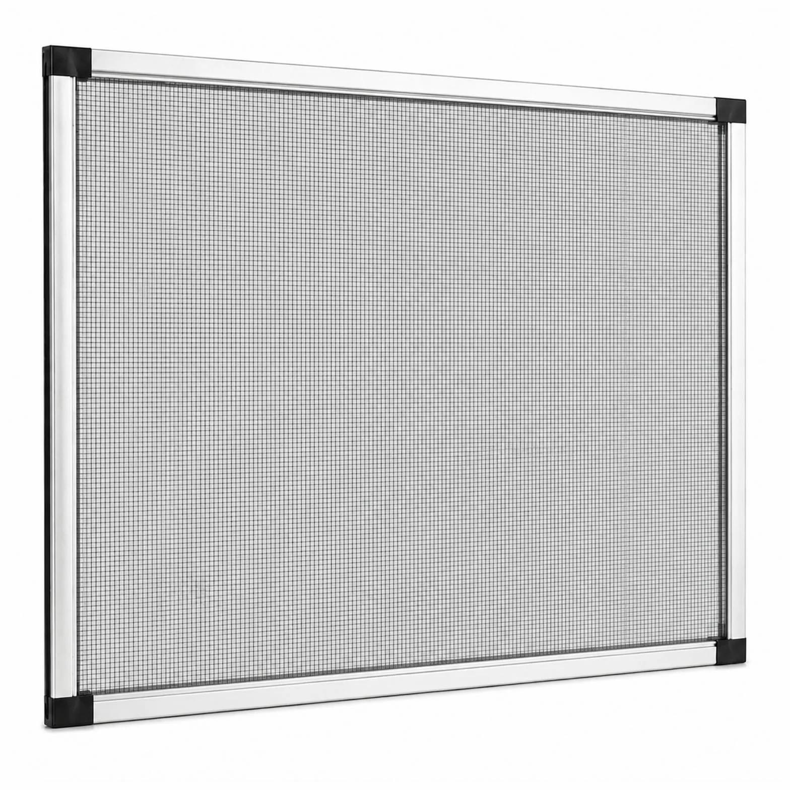 TIENDA EURASIA – Mosquitera Extensible para Ventanas | Bordes de Sellado Felpudos | Marco de Aluminio | Mosquitera Extensible | Color Blanco | Malla de Fibra de Vidrio 70 x (100-192 cm)
