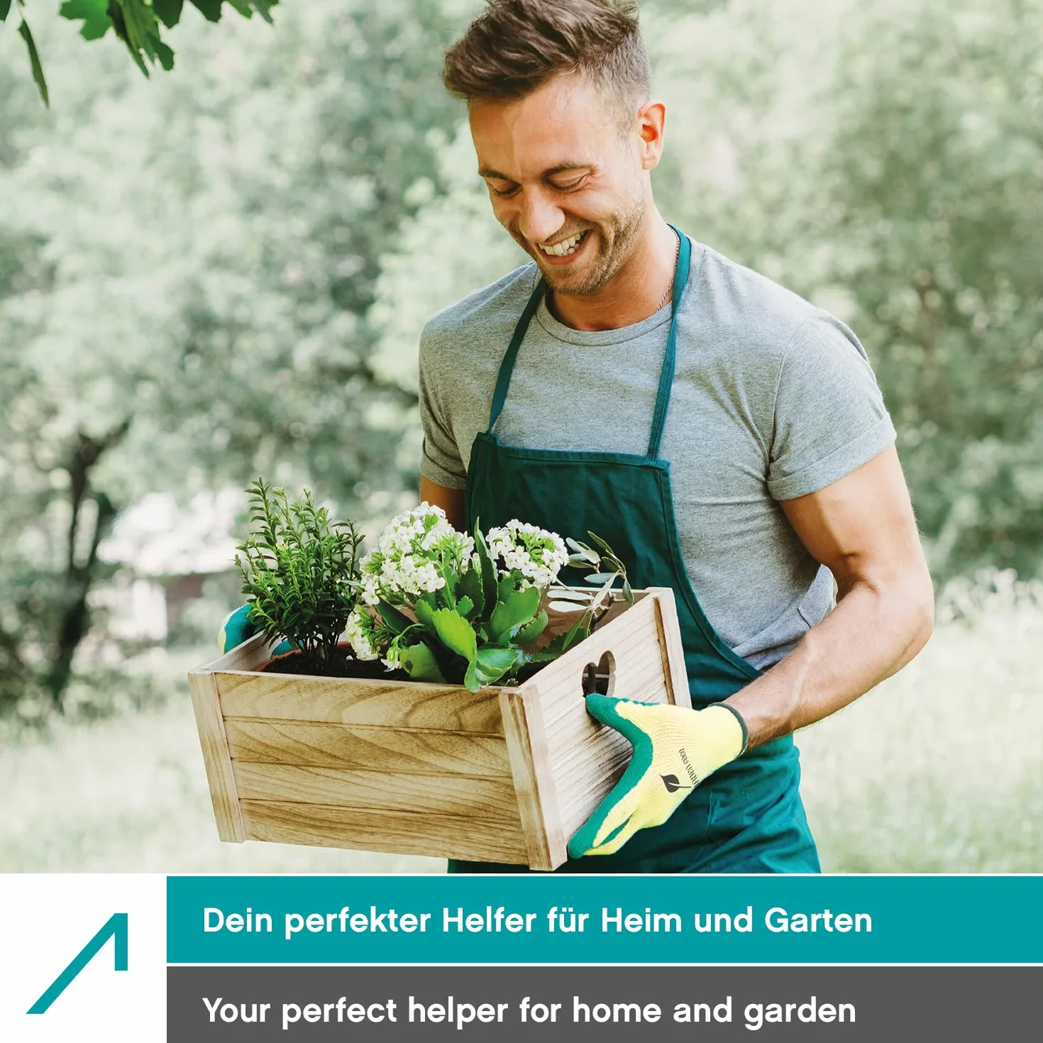 ACE Guantes de jardinería Garden Eden 3 pares antideslizantes flexibles EN 388 L