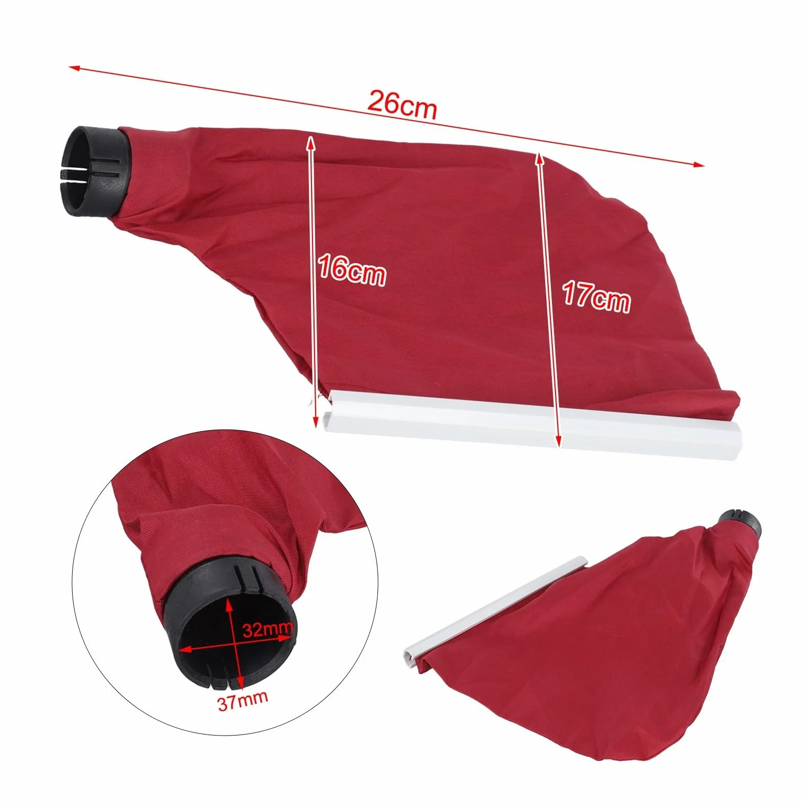 YJDOORPLAY Juego de bolsas de polvo para lijadora de banda 9403 9401, 2 piezas, accesorios de repuesto