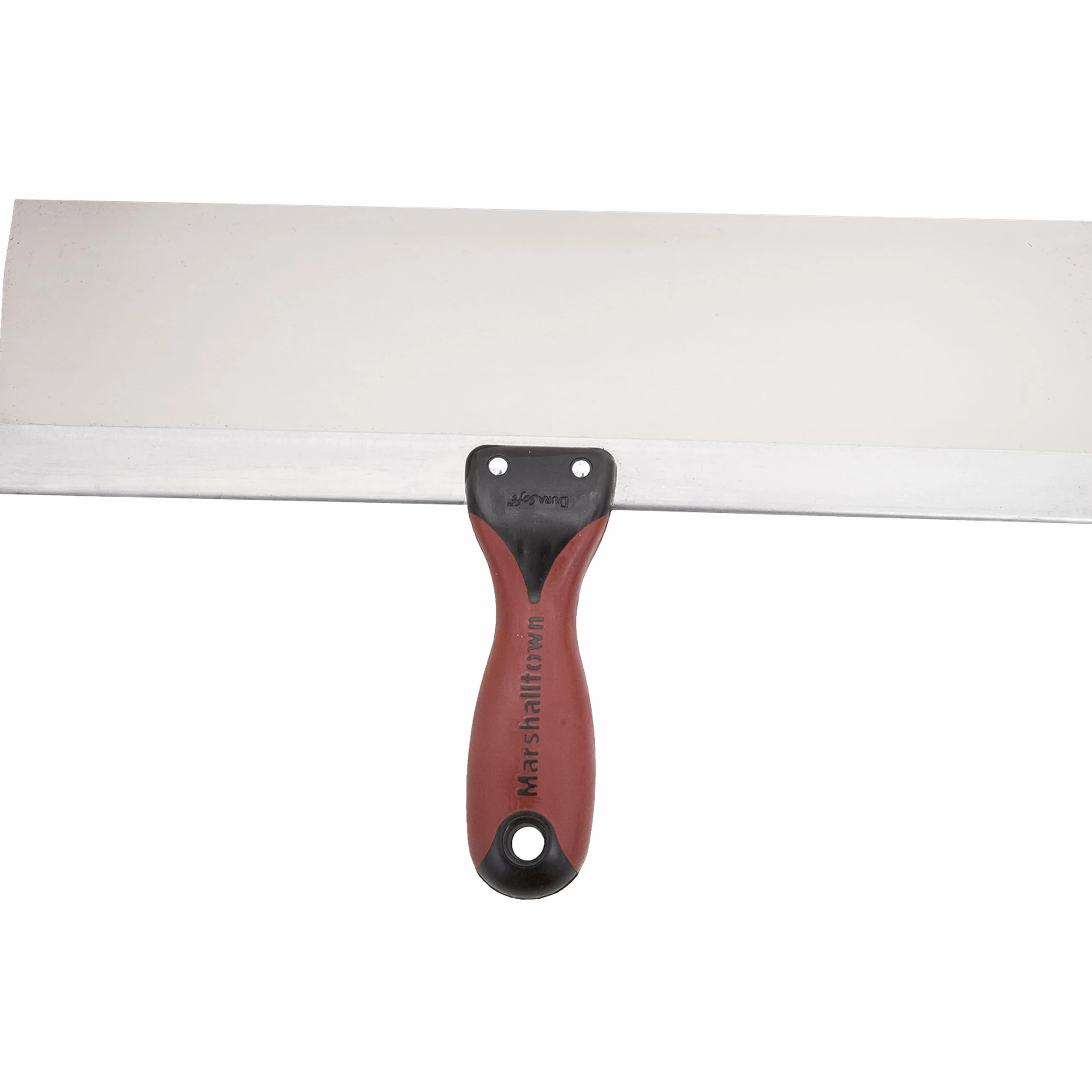 Espátula de superficie Marshalltown con mango DuraSoft en acero inoxidable, herramienta para yeseros y pintores, dimensiones de la espátula: 356x76 mm