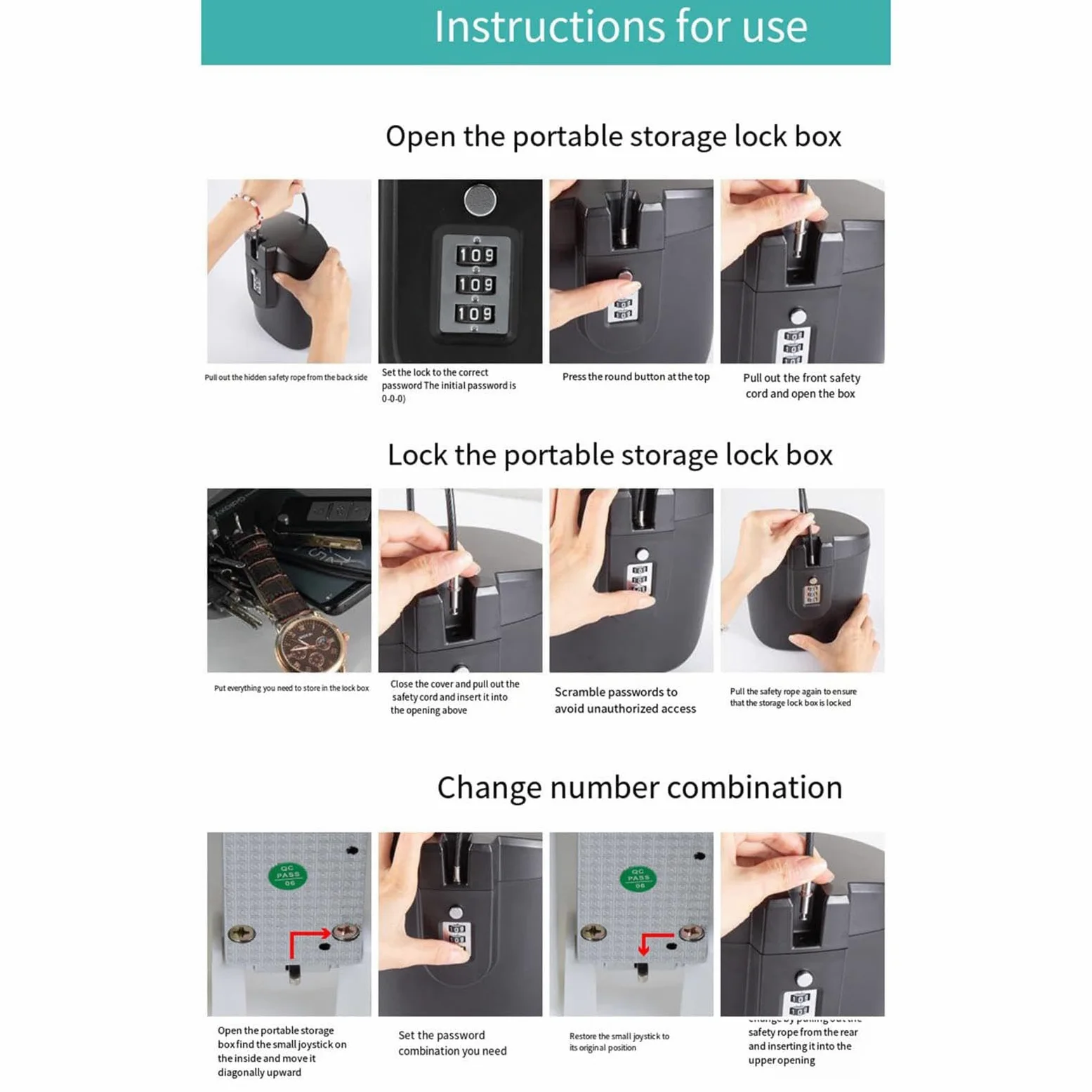 Caja Seguridad Playa para Proteger sus Objetos de valors | caja de seguridad para viaje, caja de seguridad para la playa, con cerradura de números, para la playa, camping, deportes, viajes, compras