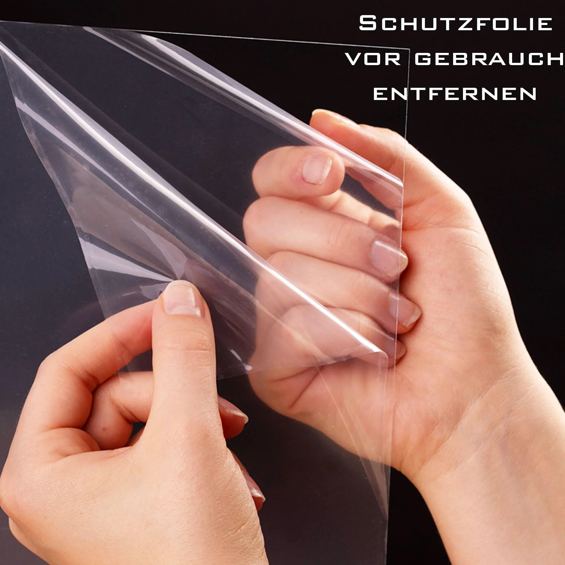 Placas de cristal acrílico de 1 mm, 70 x 100 cm, cristal sintético de poliestireno