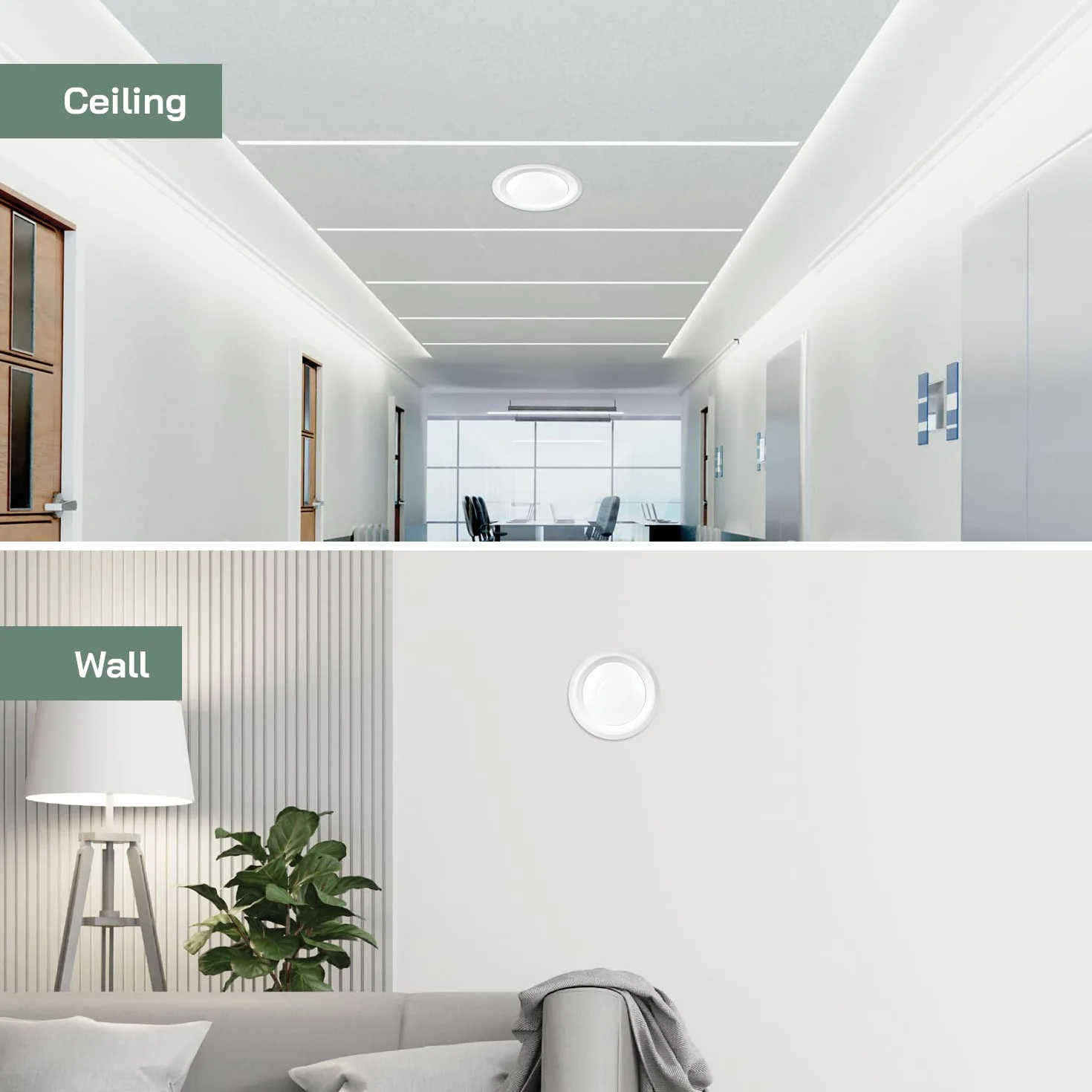 Vent Systems Difusor universal ajustable de plástico blanco de 6 pulgadas, cubierta de ventilación redonda para pared, conducto de techo, deflector de ventilación de aire de registro en línea